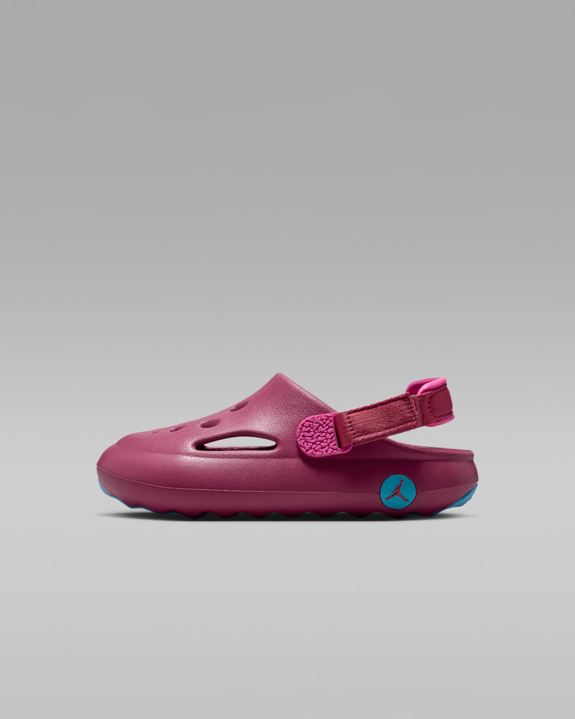 Sandálias Jordan Hydrip para criança - Sweet Beet/Azul Baltic/Rosa Desert/Sweet Beet