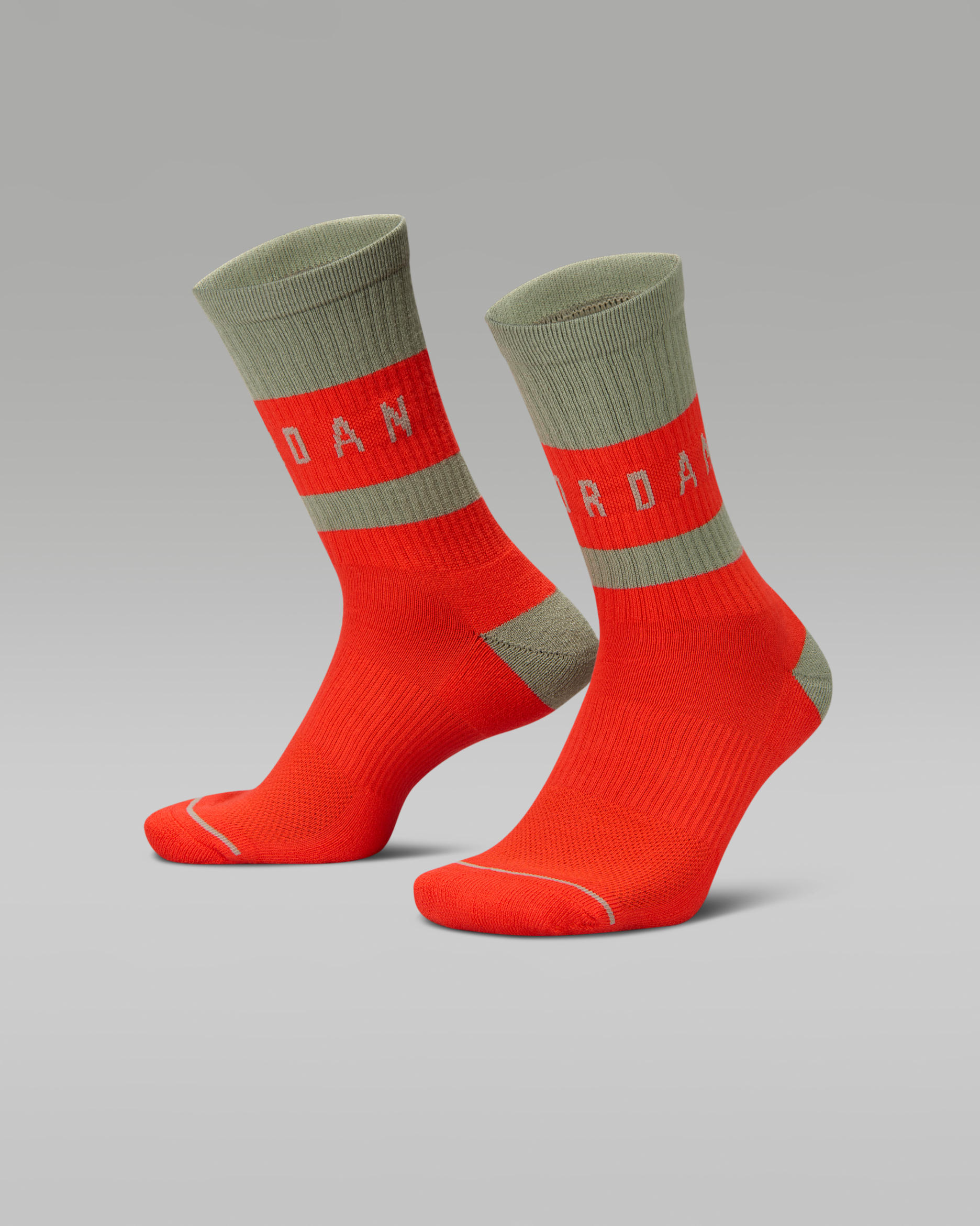 Calcetas acolchadas Jordan - Rojo chile/Piedra de jade/Piedra de jade