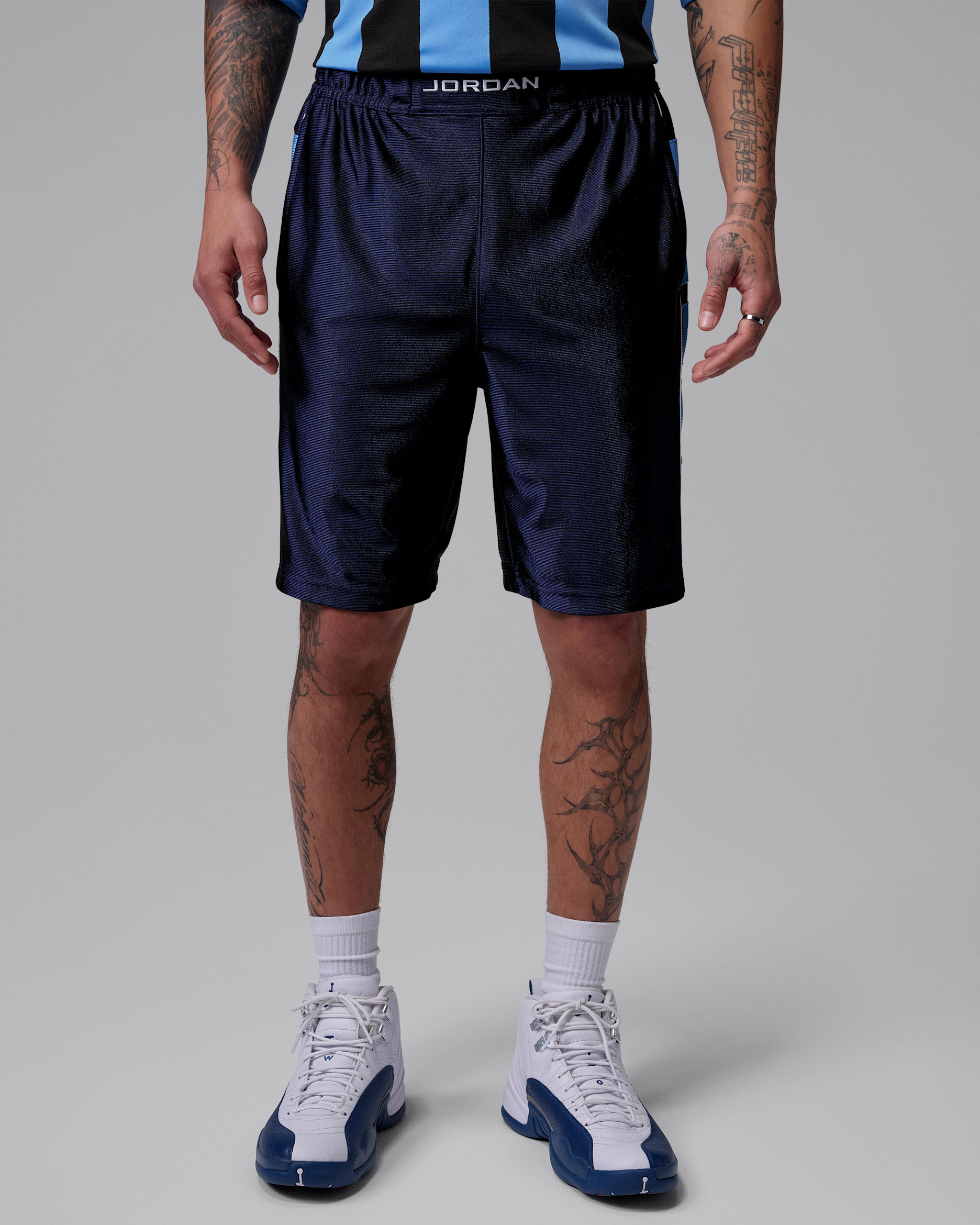 Jordan Brooklyn Cat Scratch Men's Shorts - Midnight Navy/University Blue/Midnight Navy