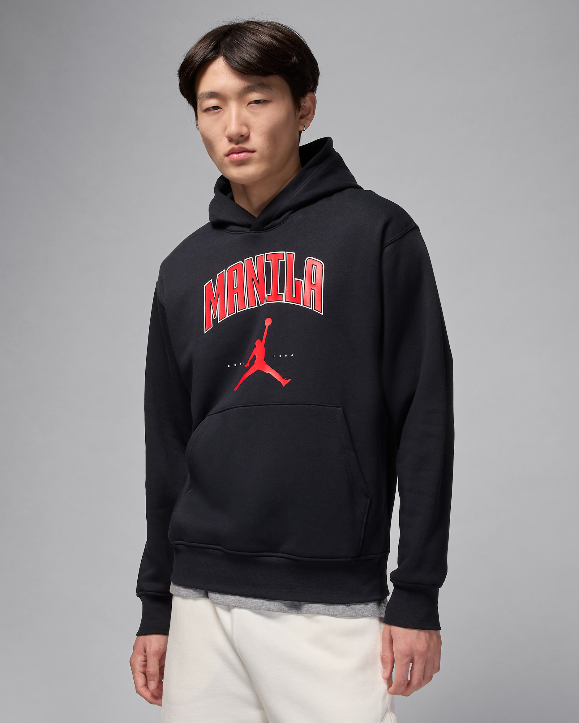 Jordan Men's Manila Fleece Pullover Hoodie - Black