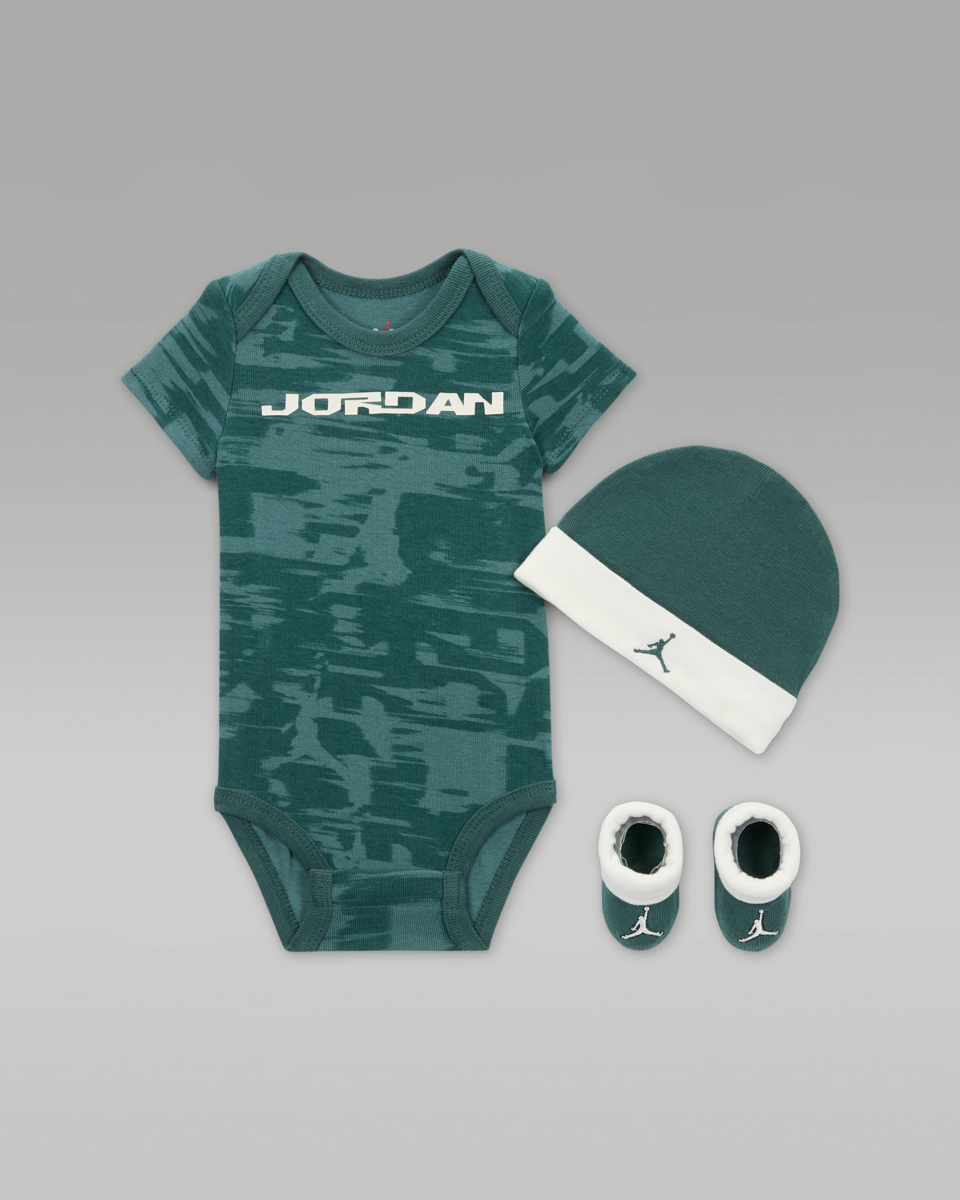 Jordan MVP Baby (0-9M) 3-Piece Boxed Set - Oxidized Green