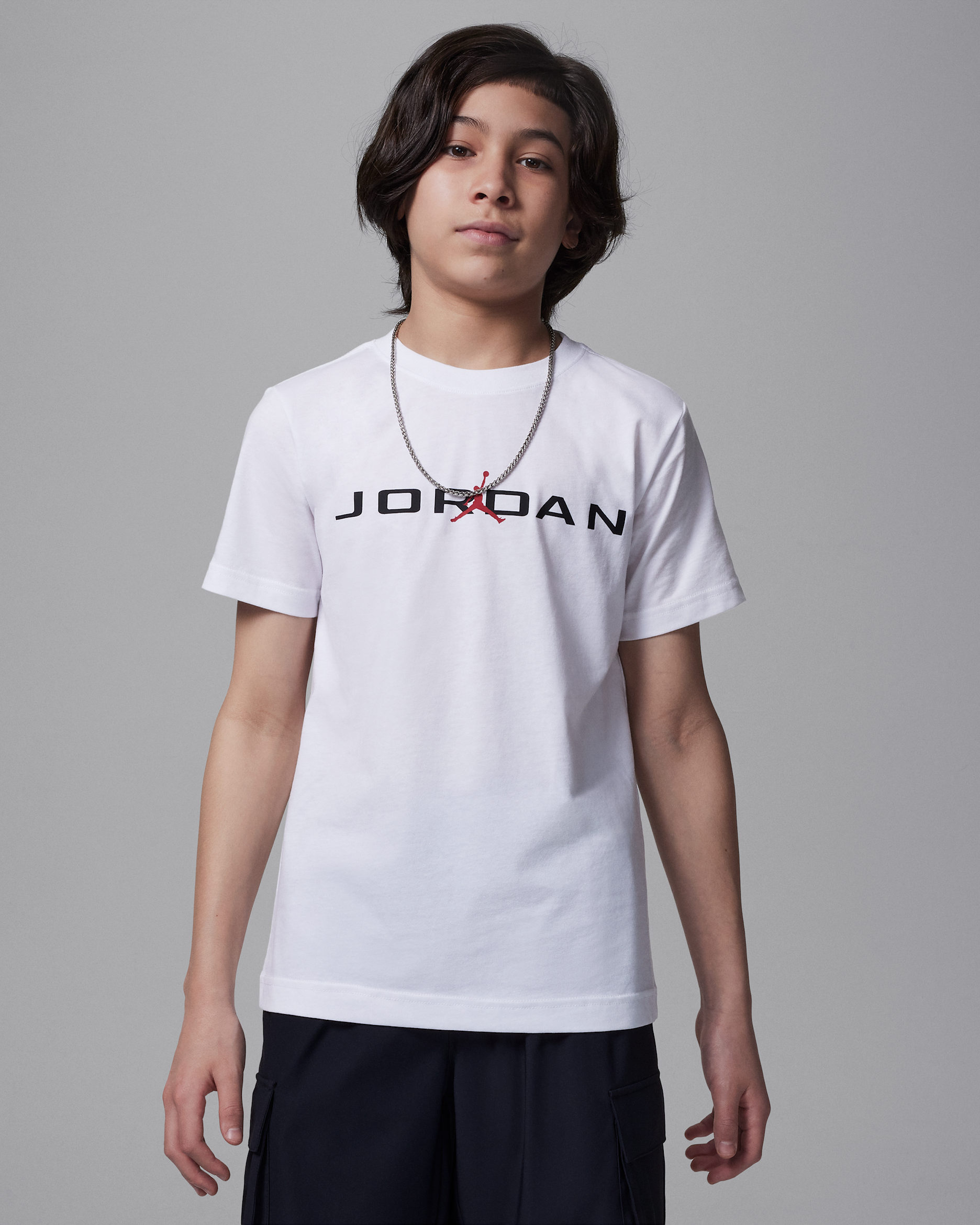 T-shirt Air Stretch Jordan pour ado - Blanc