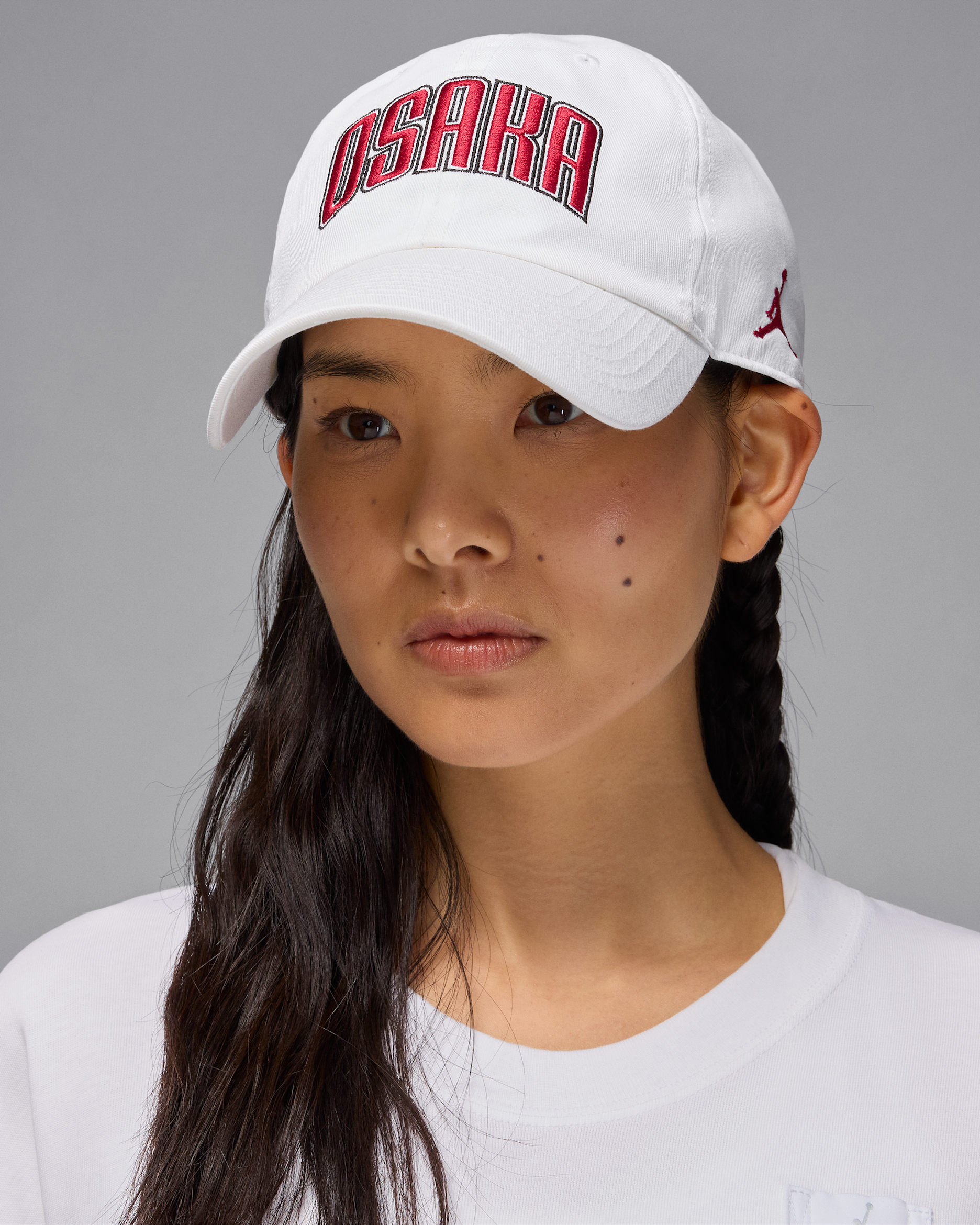 ジョーダン クラブ アンストラクチャード 大阪 キャップ - ホワイト/ジムレッド