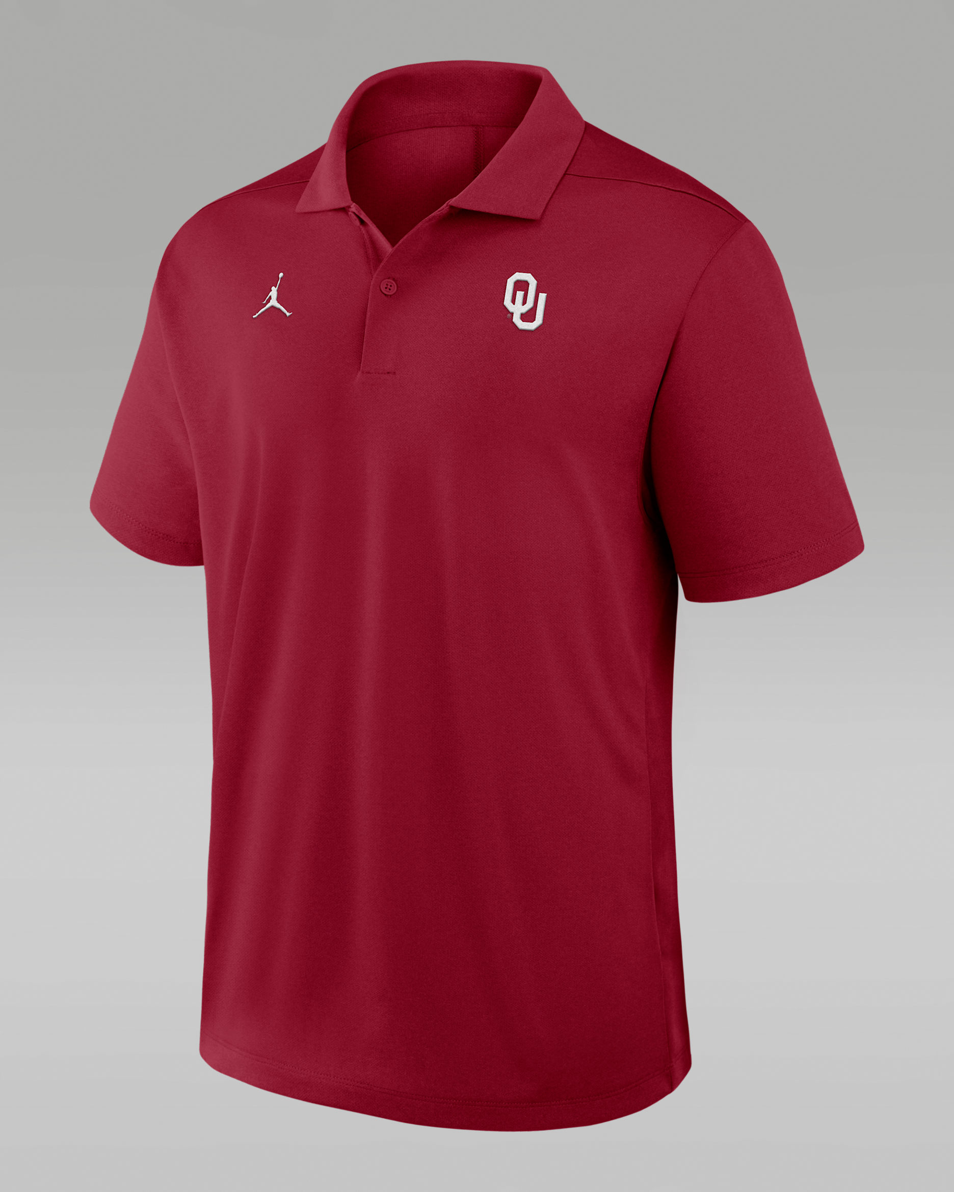 Oklahoma Primetime Victory Plus Men's Jordan Brand Dri-FIT College Polo - Crimson