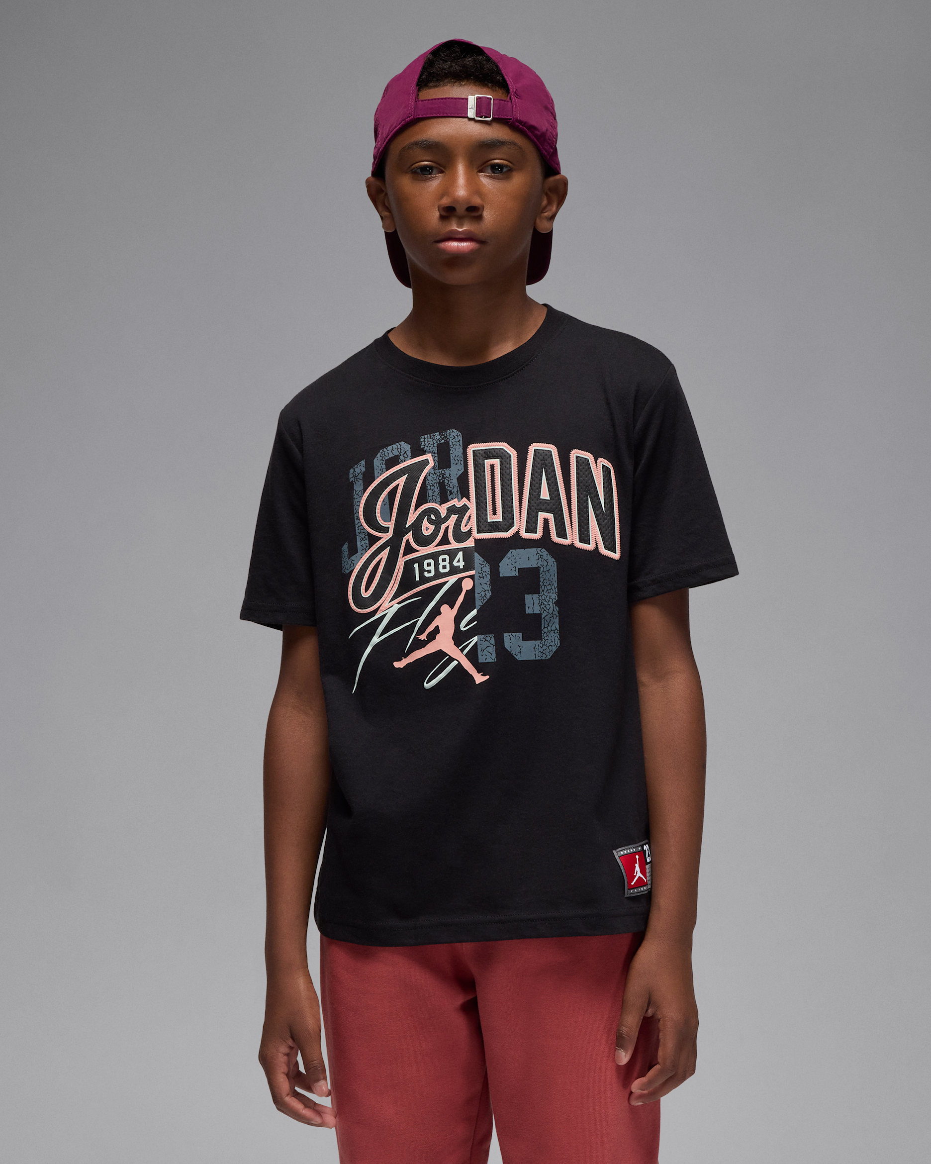 Jordan Big Kids' Varsity Split T-Shirt - Black