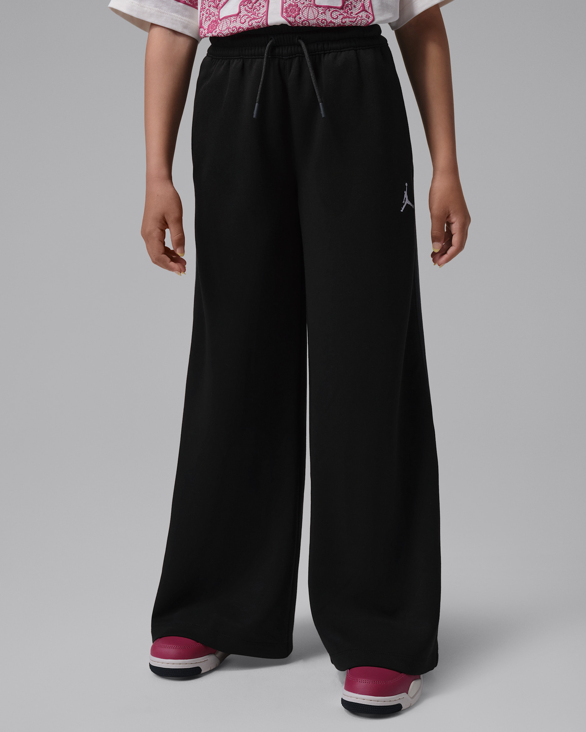 Jordan She's An All Star Big Kids' Snap Pants - Black