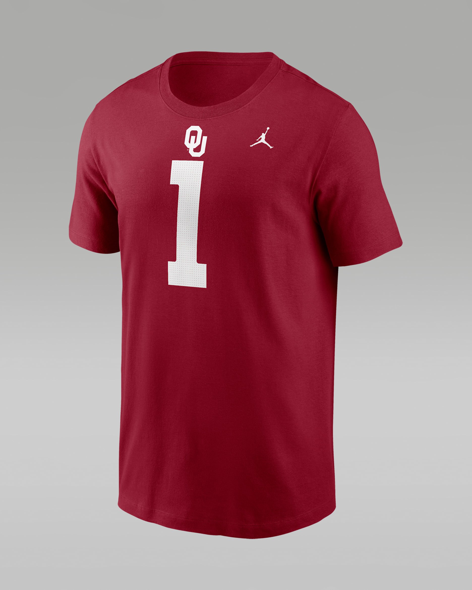 Oklahoma Men's Jordan Brand College T-Shirt - Crimson