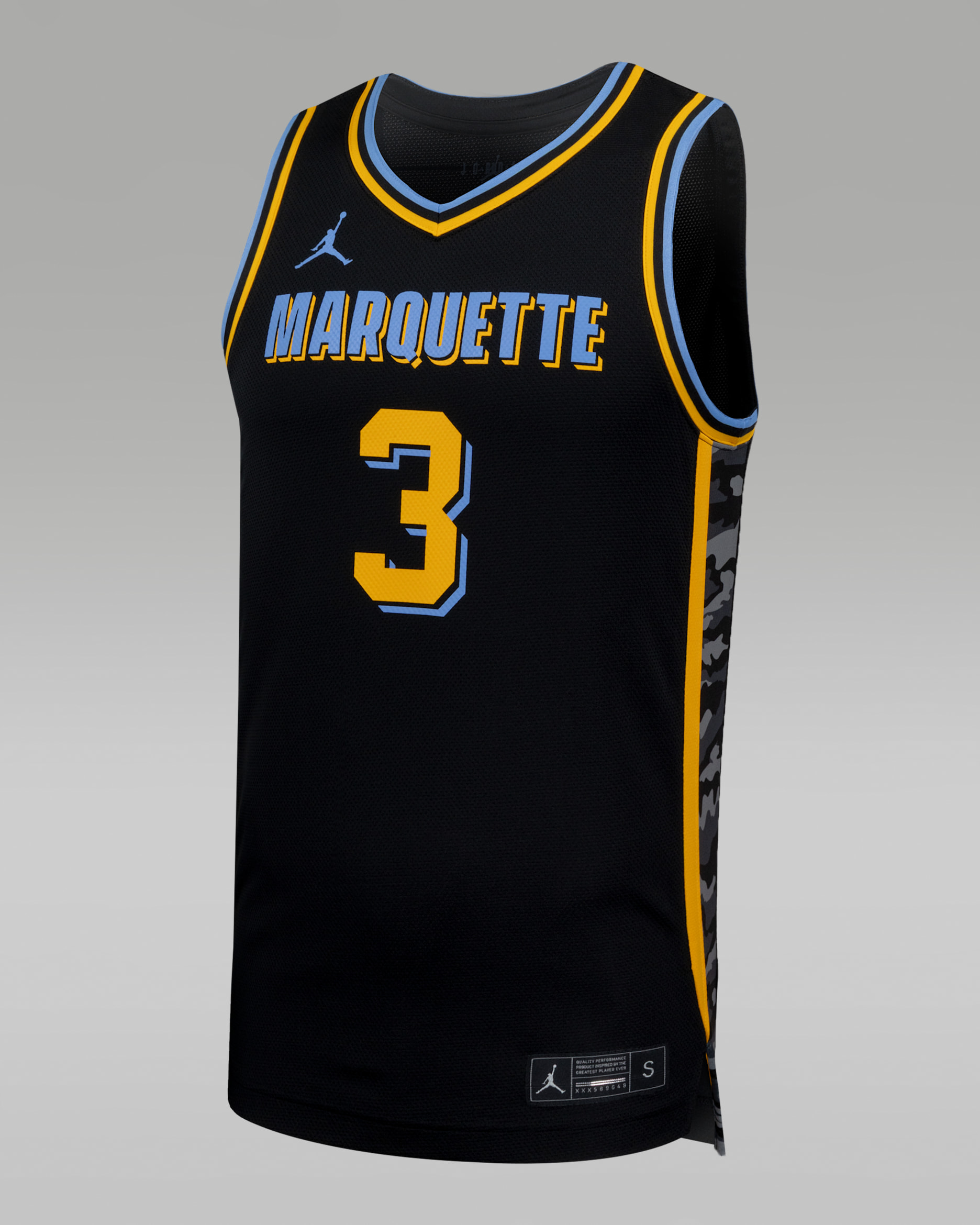 Marquette Golden Eagles Men's Nike College Replica Jersey - Black