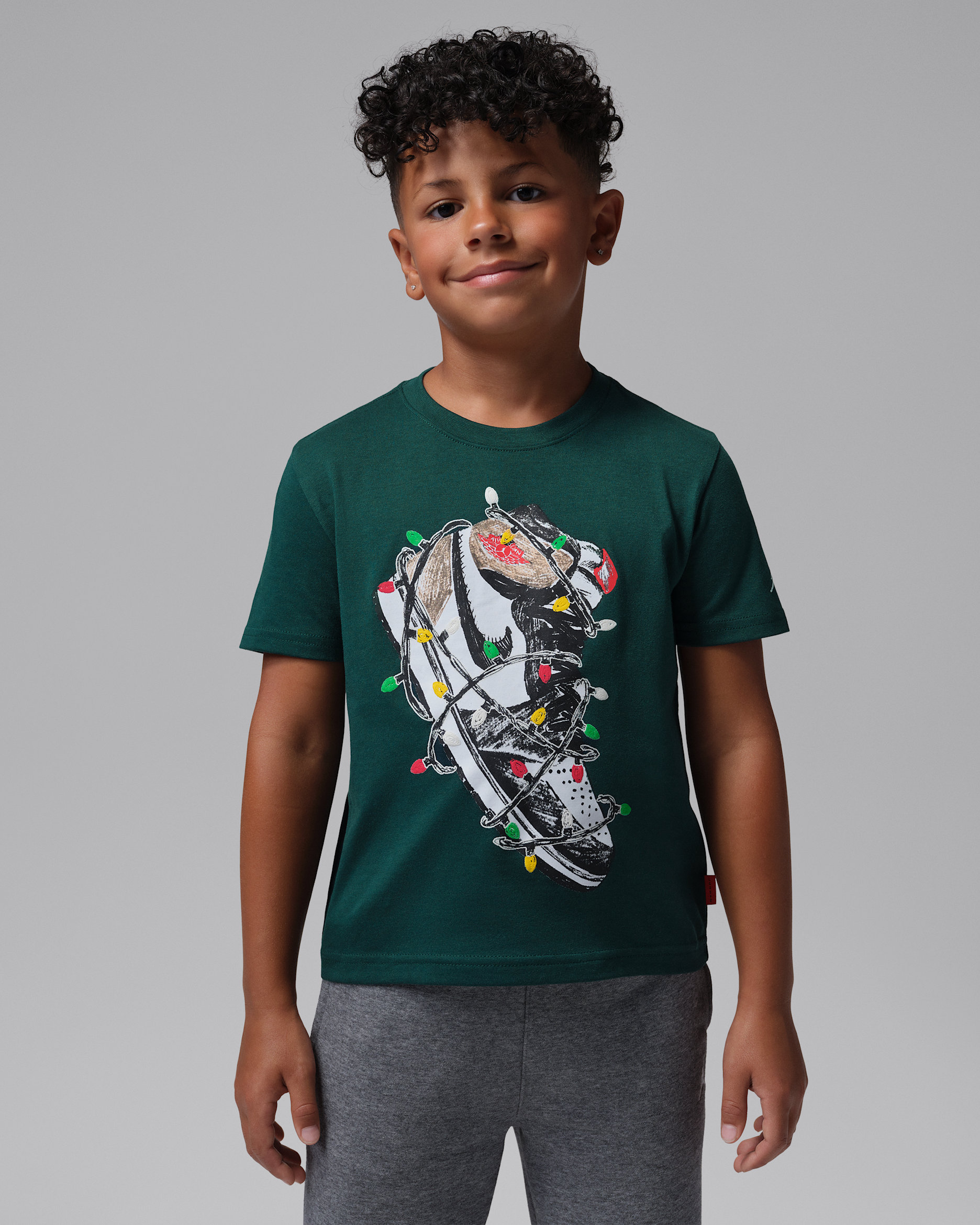 Jordan Little Kids' AJ1 T-Shirt - Midnight Spruce