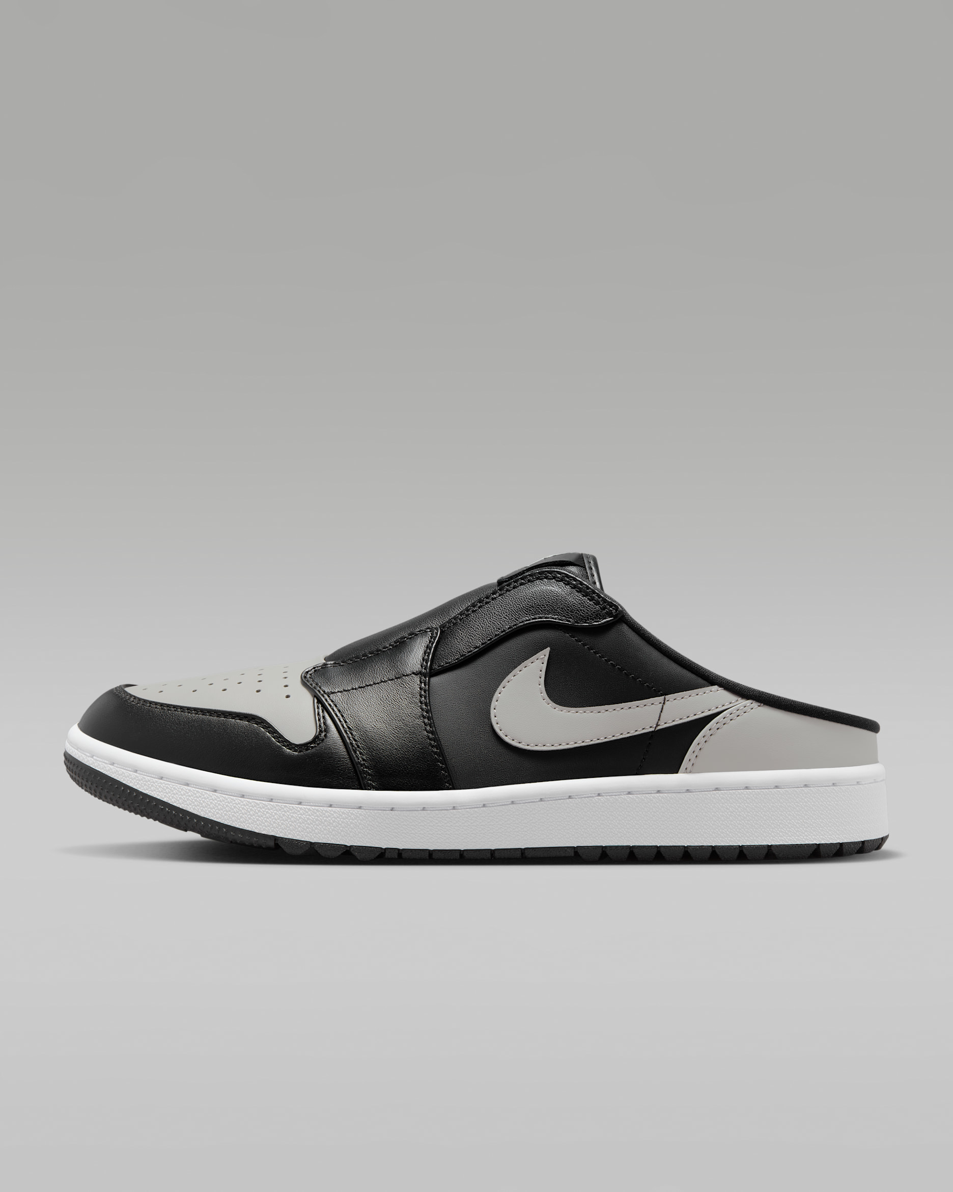 Air Jordan Mule 高爾夫鞋 - 黑色/白色/Medium Grey