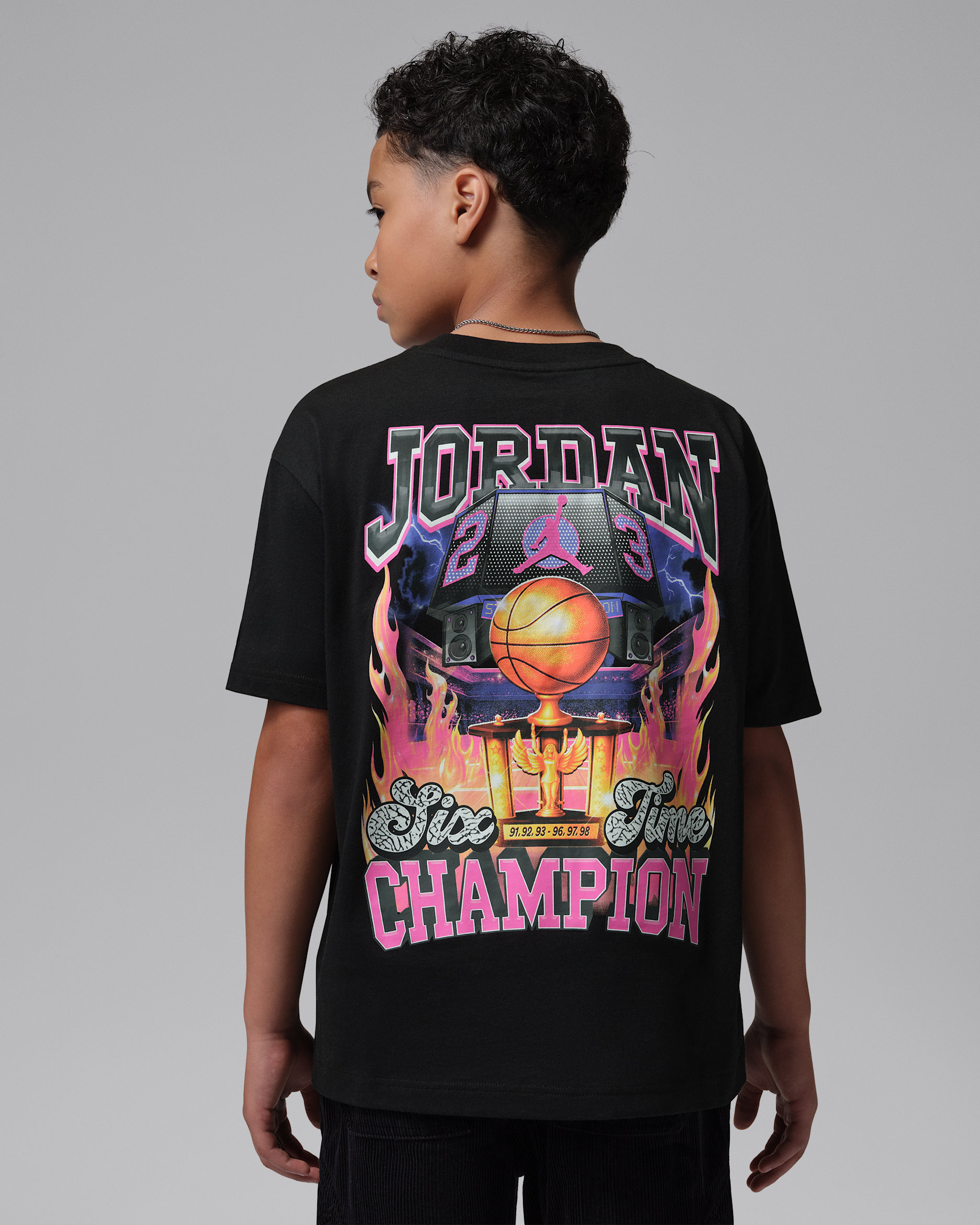 Jordan Big Kids' Jumbotron T-Shirt - Black
