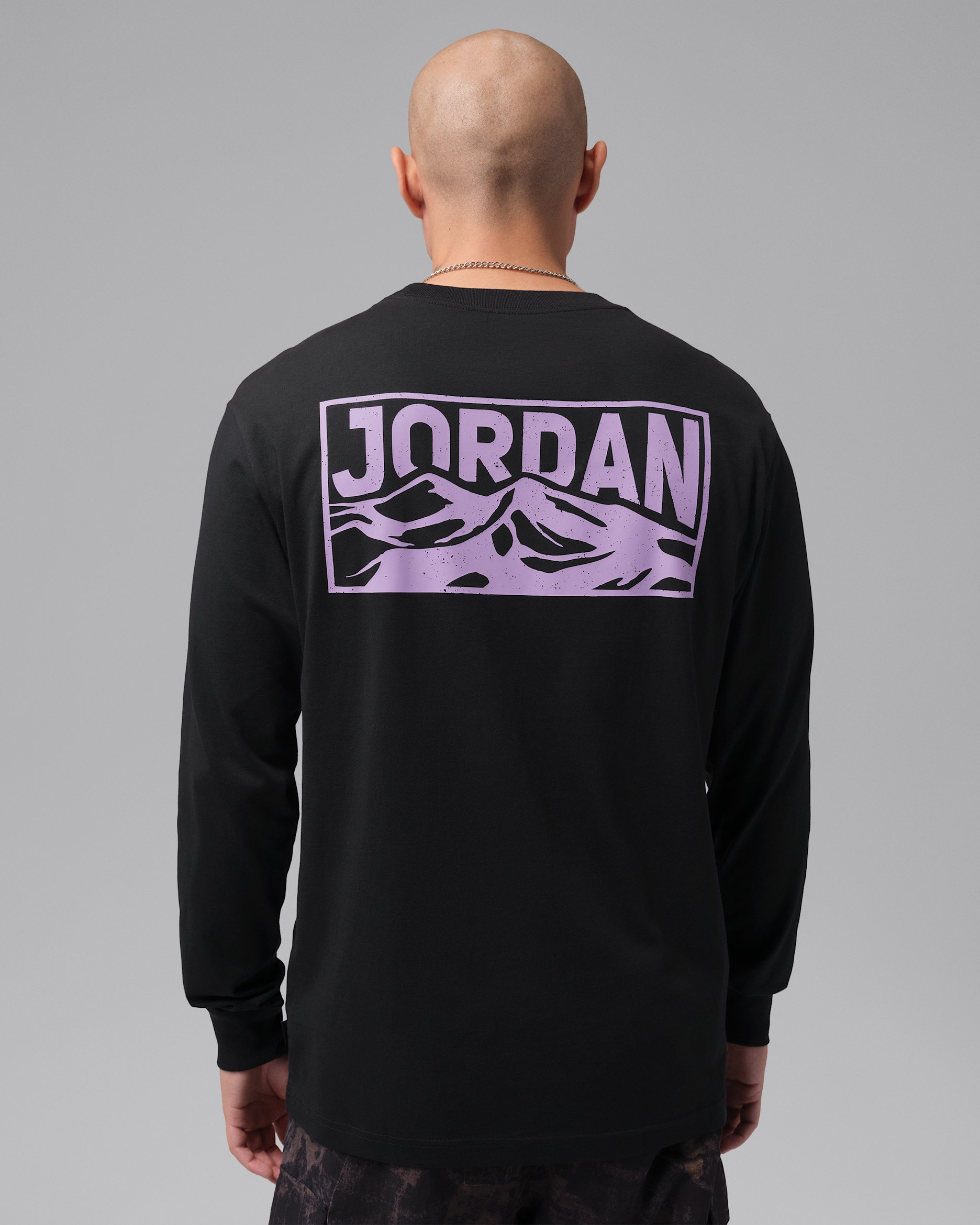 ジョーダン フライト マウンテンサイド メンズ ロングスリーブ T シャツ - ブラック