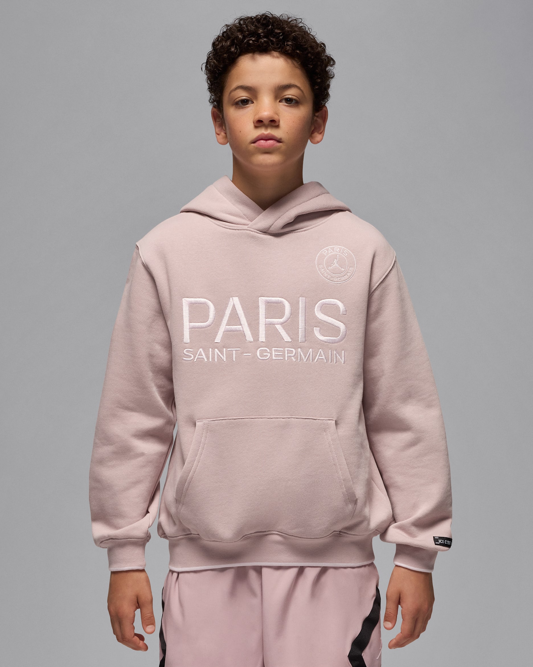 Jordan Paris Saint-Germain Statement Fleece-Hoodie (ältere Kinder, Jungen) - Particle Rose