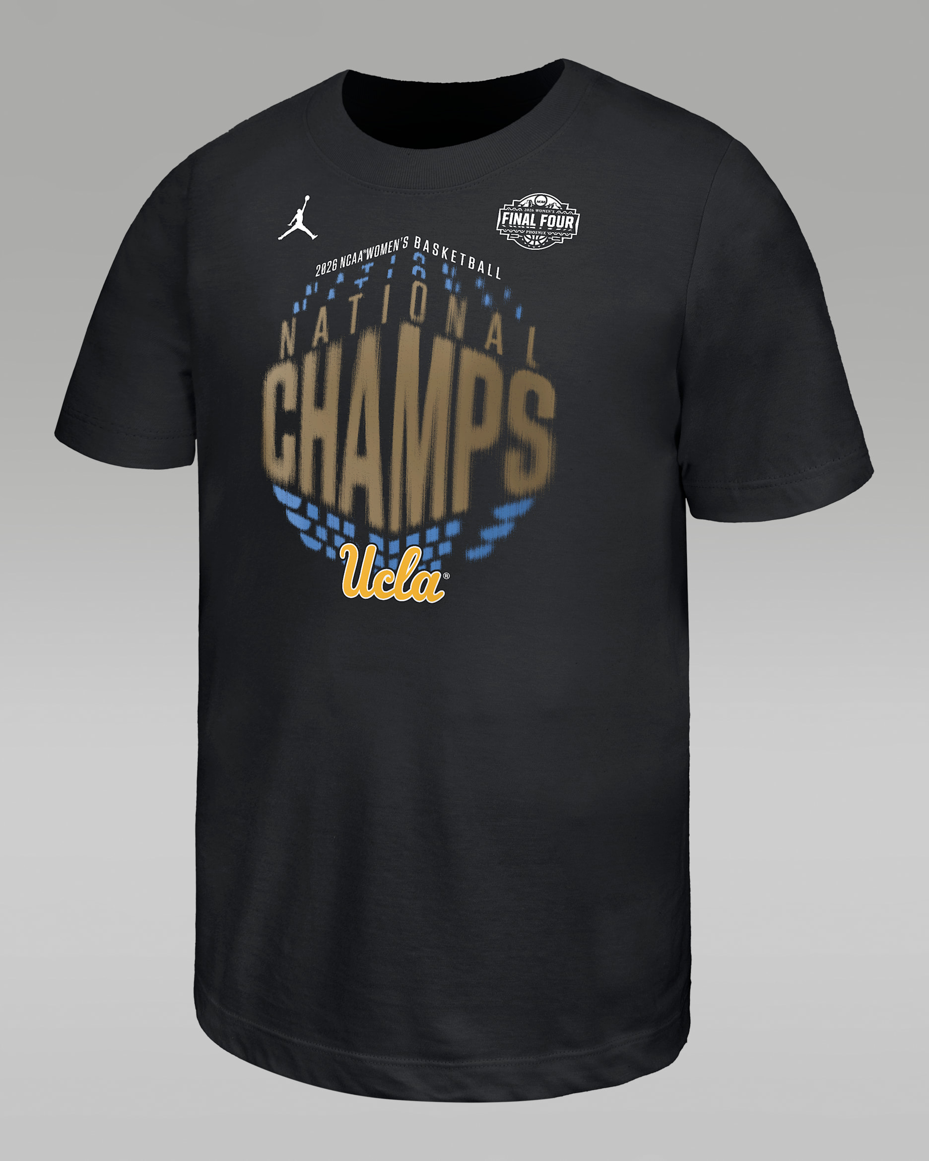 UCLA (Women's Team) Big Kids' (Boys') Jordan College T-Shirt - Black
