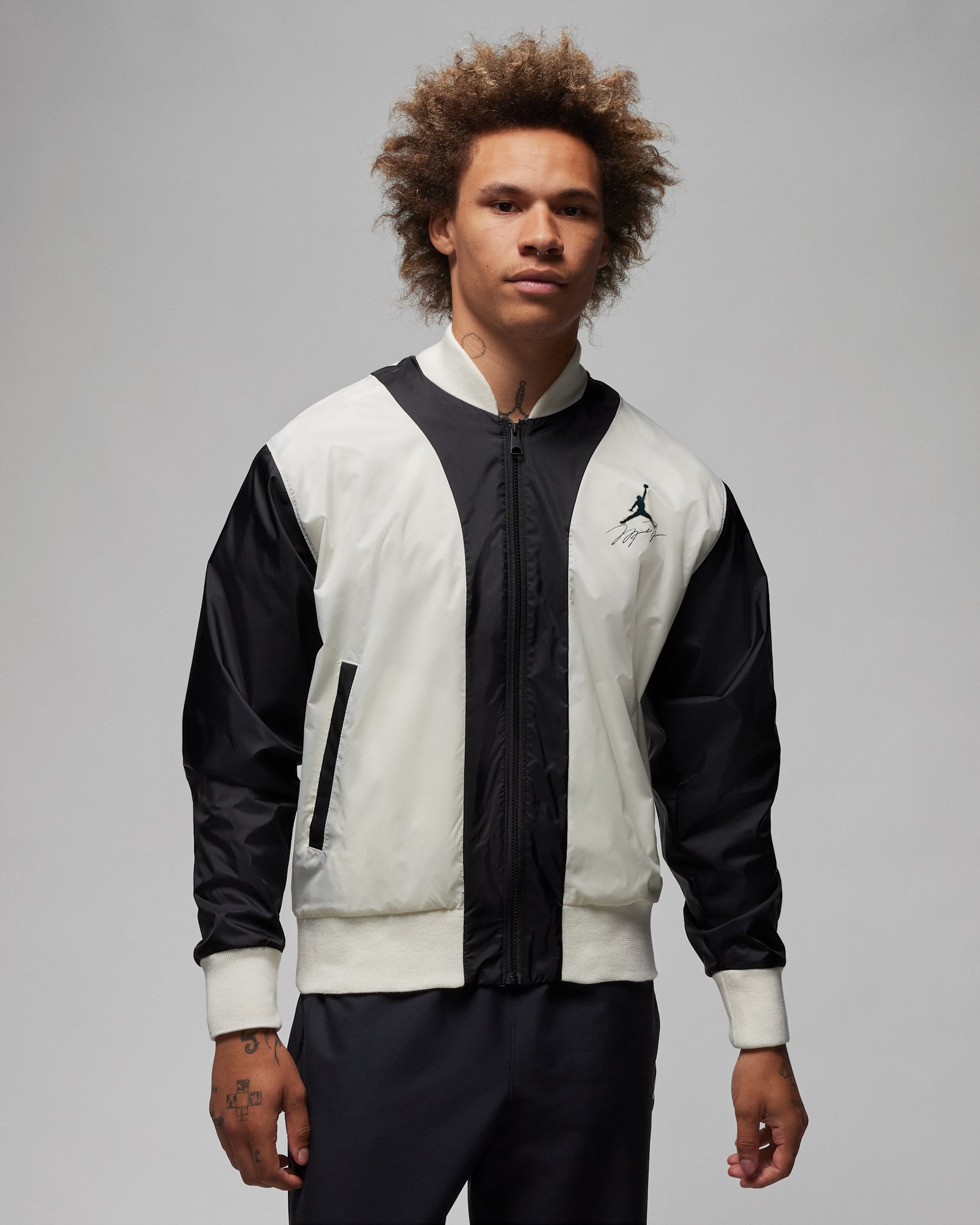 Jordan Flight MVP Men's Jacket - Sail/Black