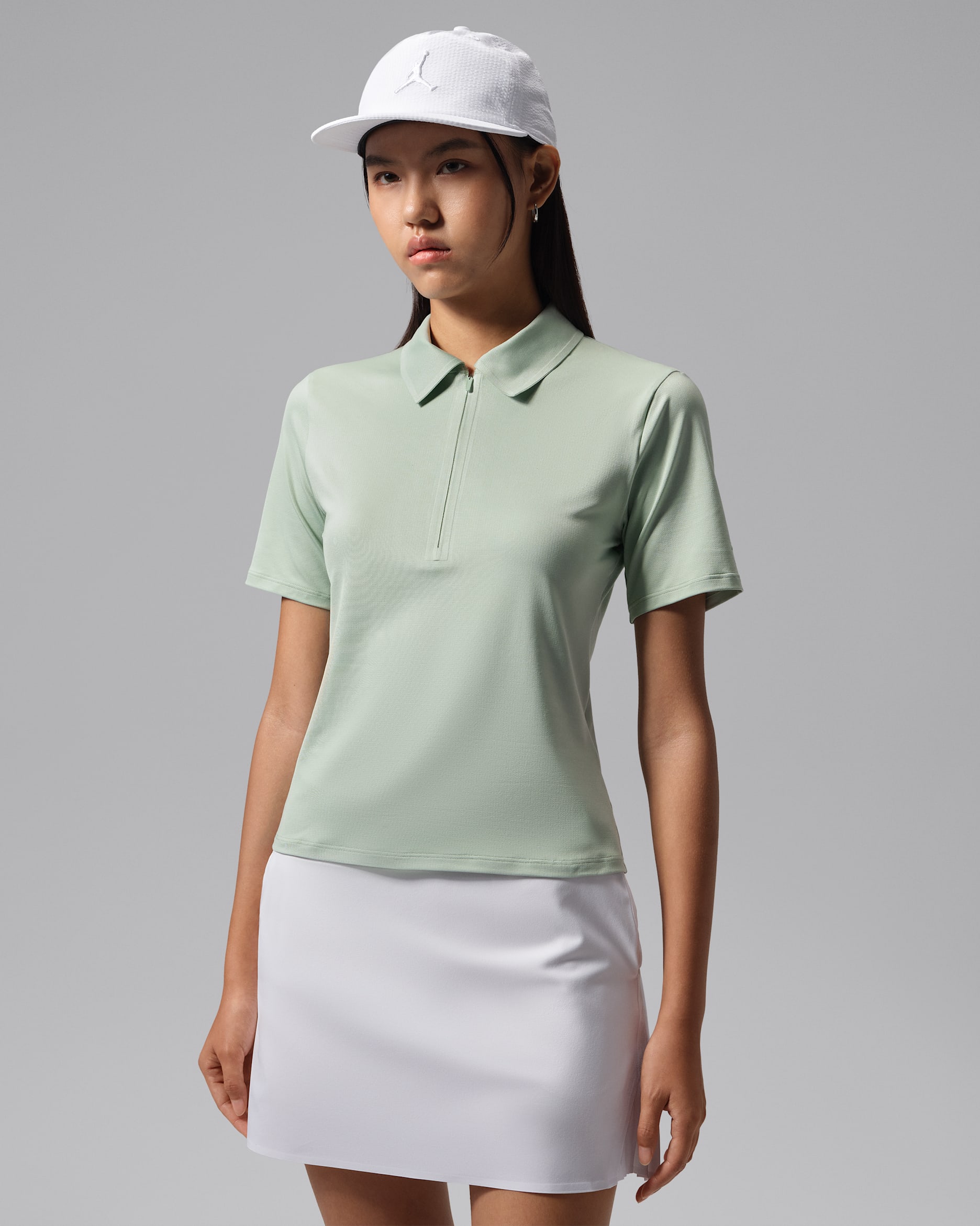 Jordan Sport 女款 Dri-FIT 高爾夫有領衫 - Pistachio Frost/Bicoastal/Pistachio Frost