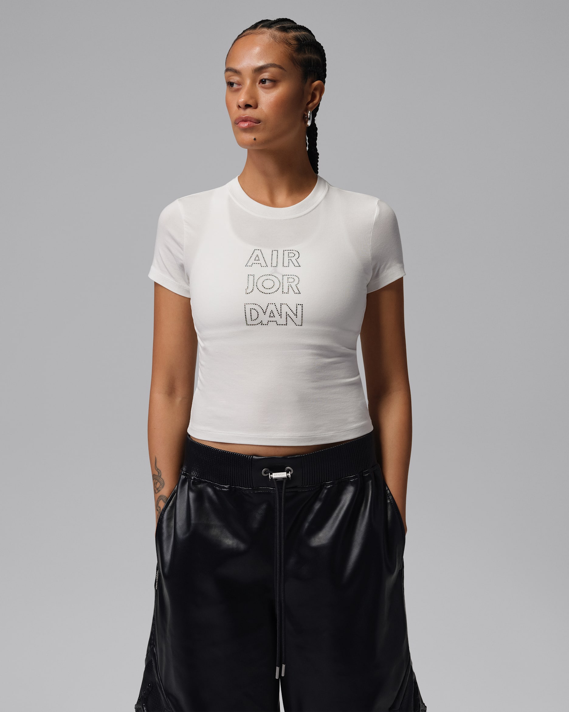 Jordan Brooklyn Women's Graphic T-Shirt - Sail/Black