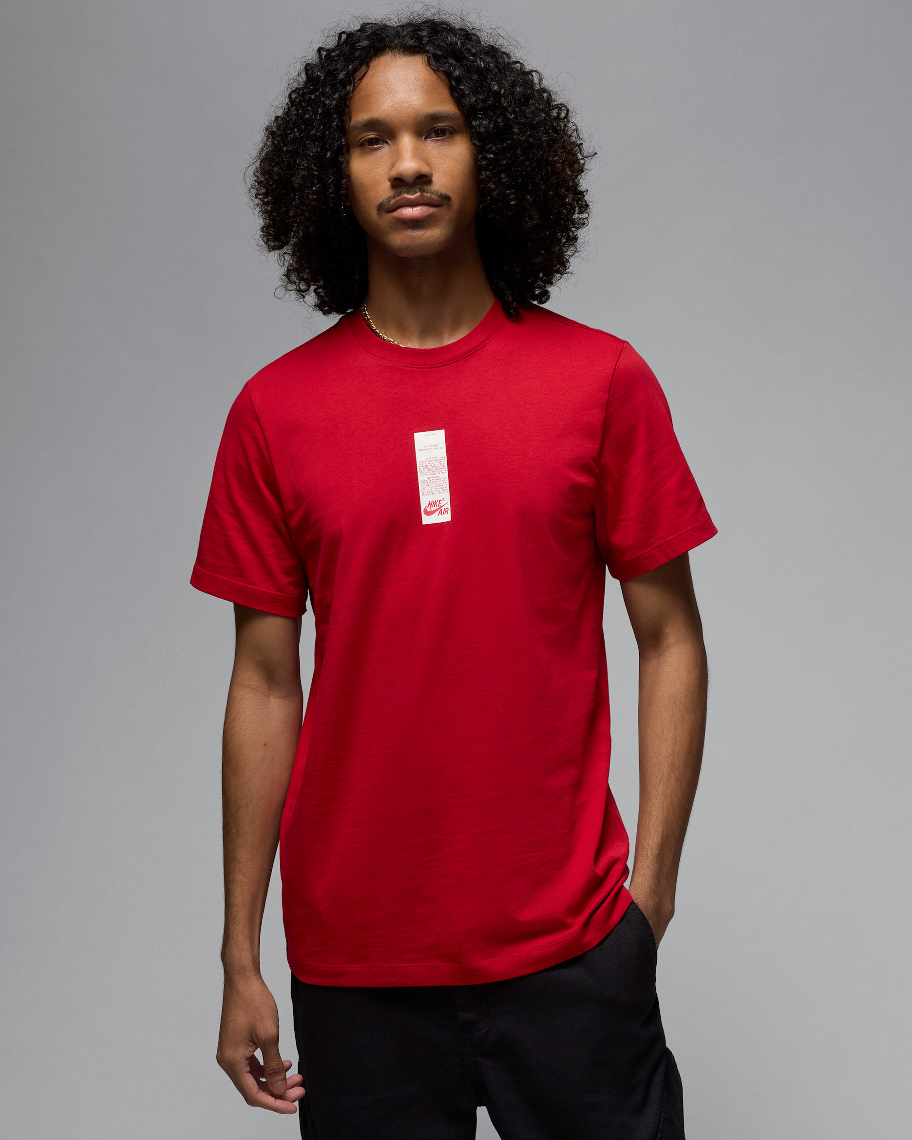 ジョーダン ブランド AJ1 メンズ Tシャツ - バーシティレッド/ホワイト