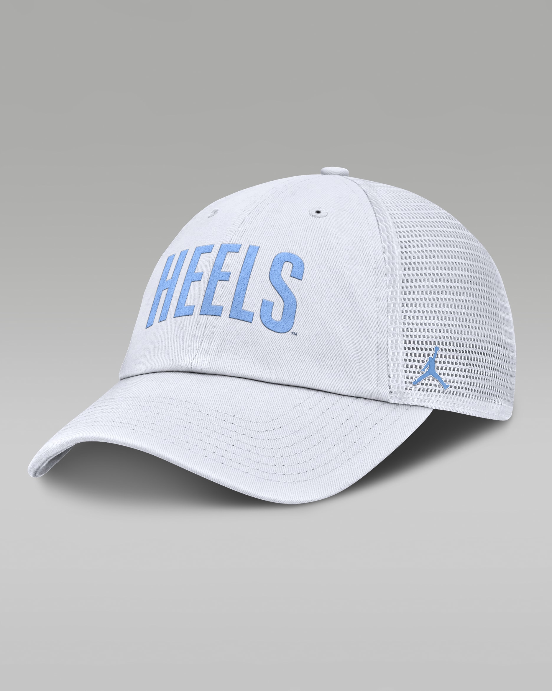 North Carolina Primetime Campus Club Men's Jordan Brand College Trucker Adjustable Hat - White