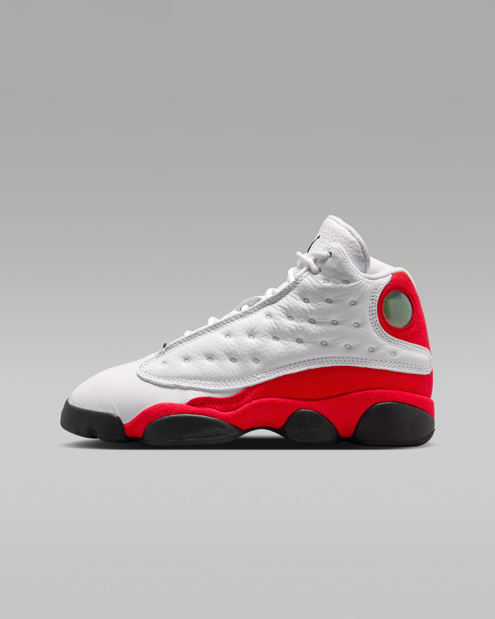Air Jordan 13 Retro Big Kids' Shoes - White/True Red/Black
