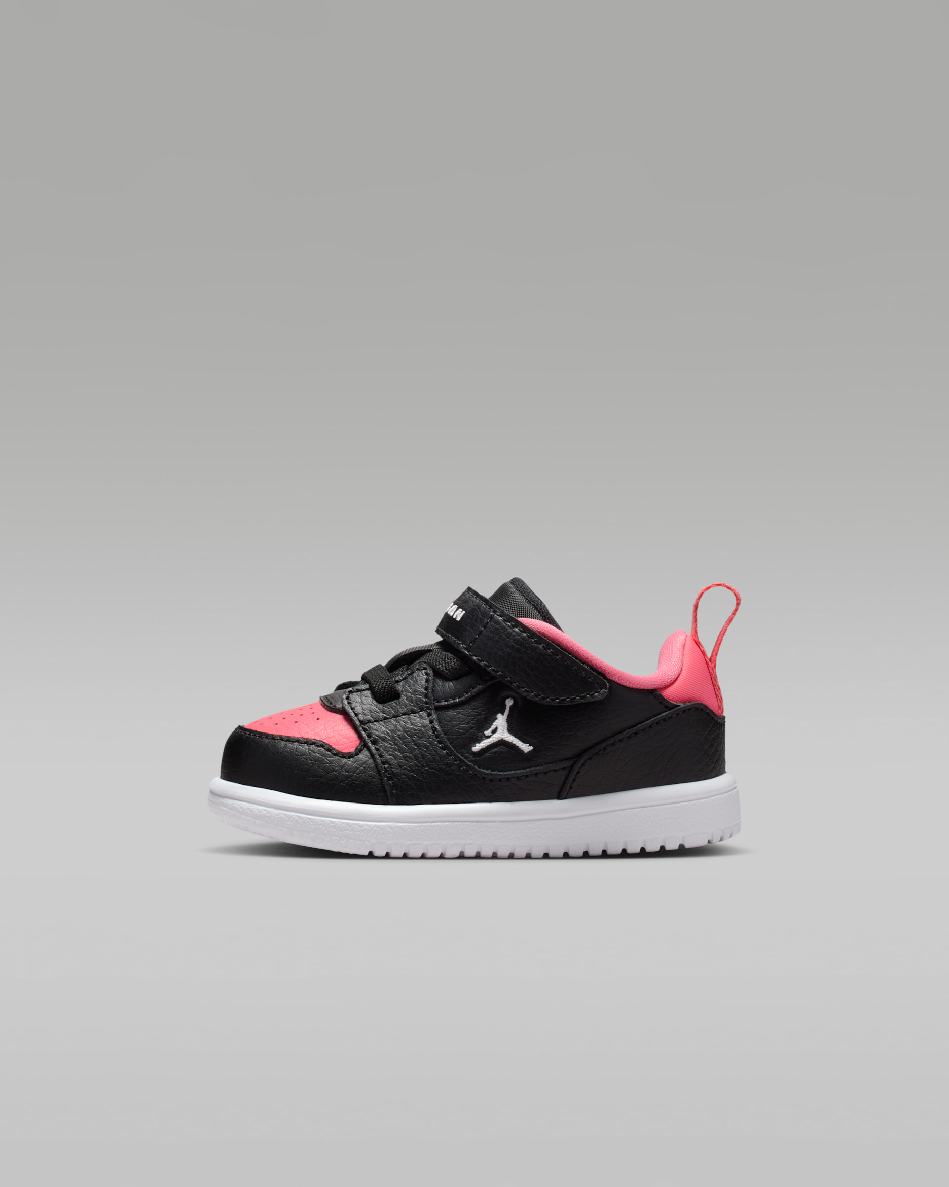 Jordan Court Connect Low Baby/Toddler Shoes - Black/Pink Gaze/White