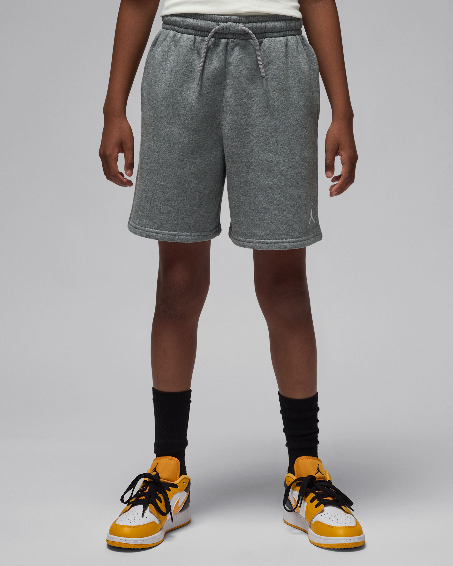 Jordan Brooklyn Fleece Big Kids' Shorts - Carbon Heather