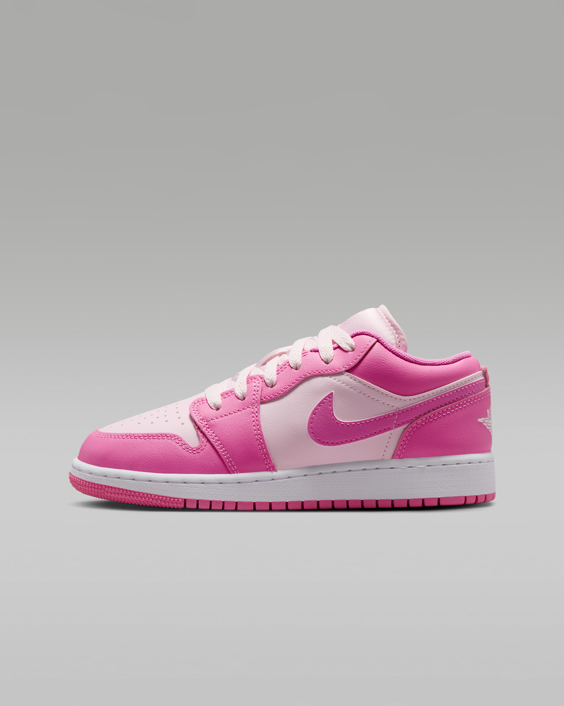 Chaussure Air Jordan 1 Low pour ado - China Rose/Blanc/Pink Foam