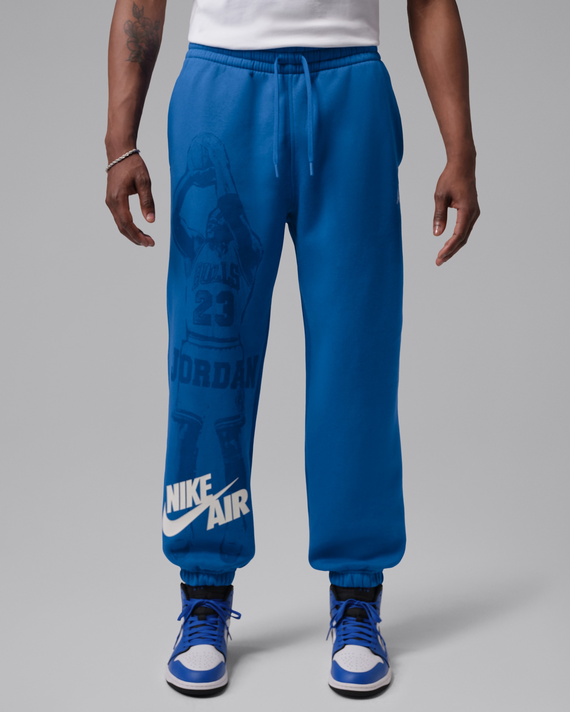 Jordan Brooklyn Fleece Men's Cuffed Pants - Team Royal
