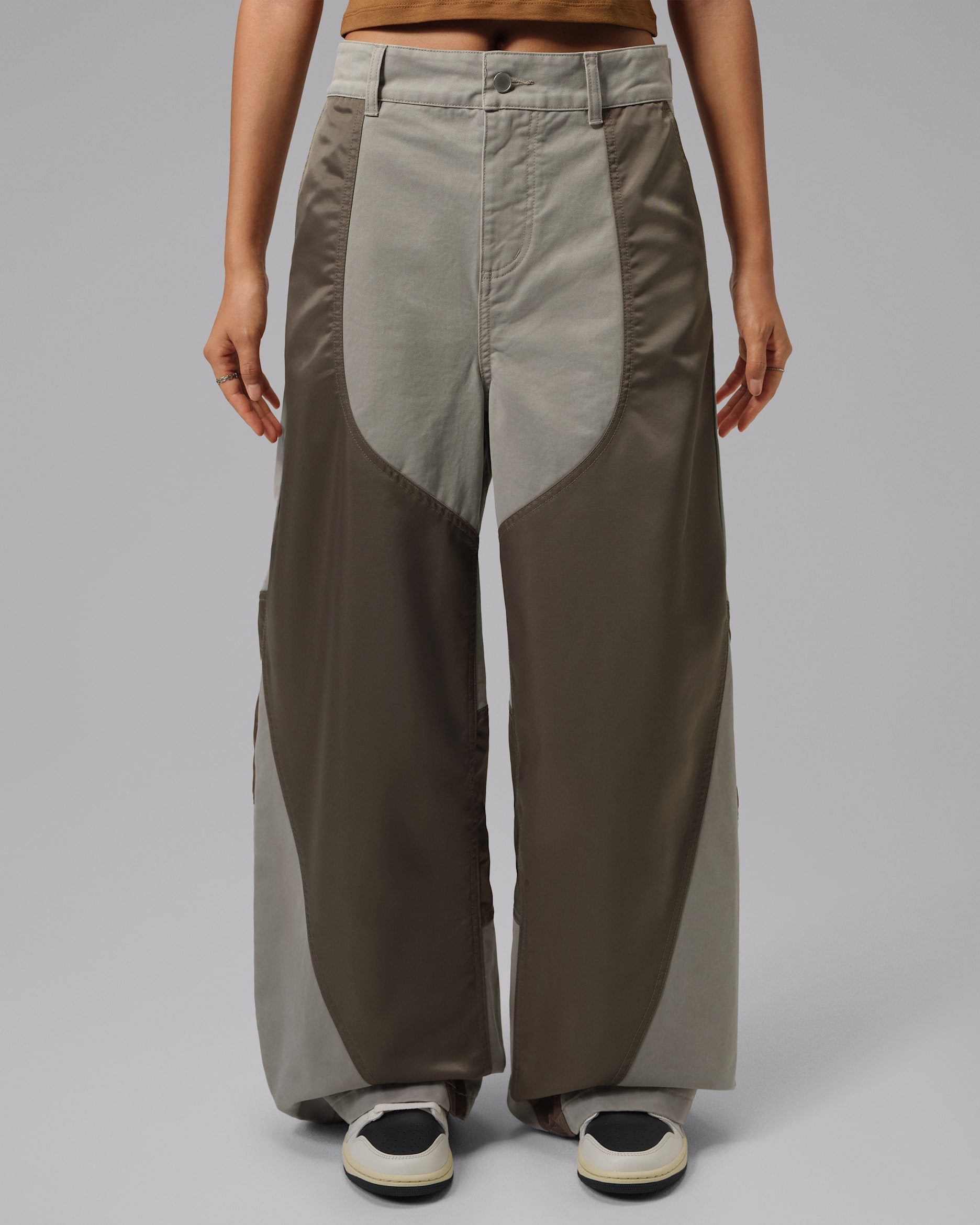 Jordan Flight Women's '91 Baggy Trousers - Enigma Stone/Olive Grey/Enigma Stone