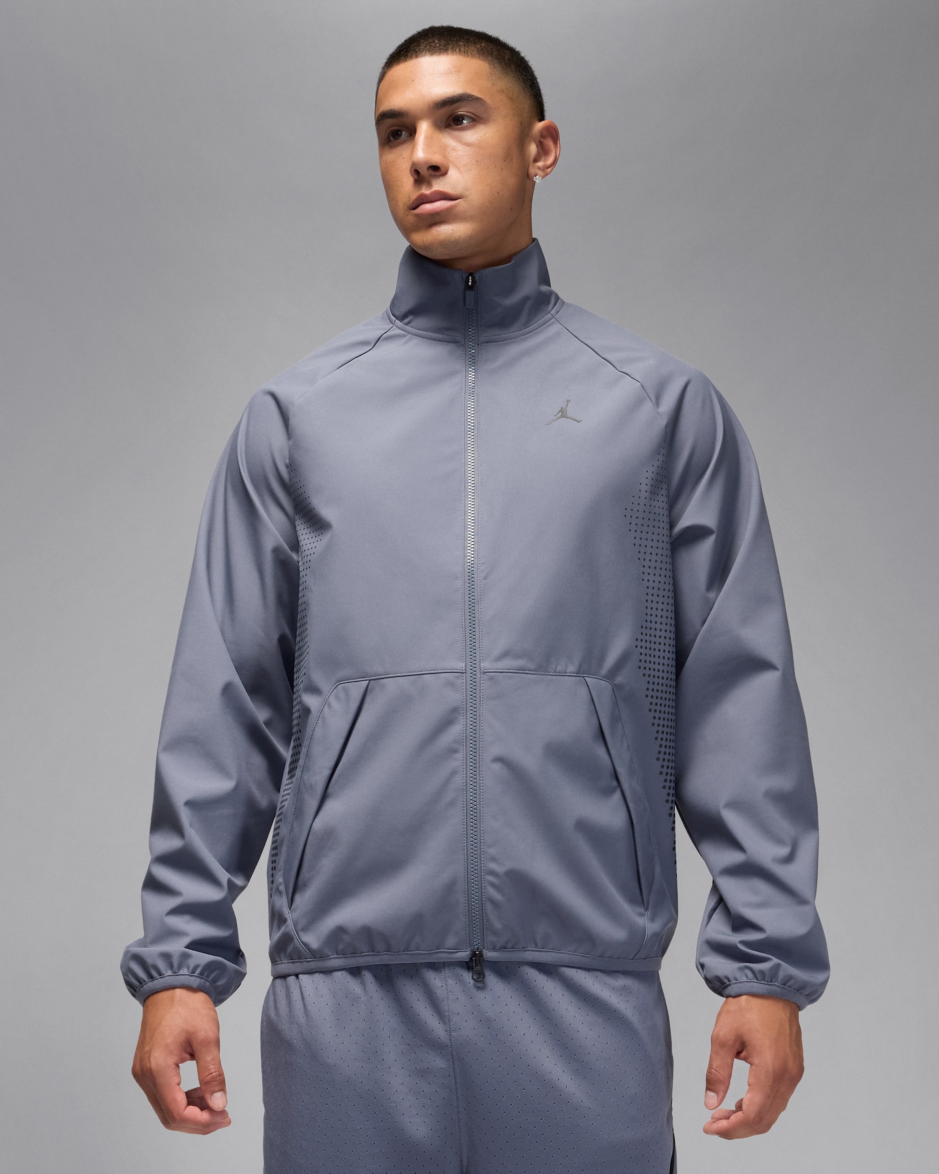 Jordan Sport JAM Men's Warm-Up Jacket - Light Carbon/Off-Noir