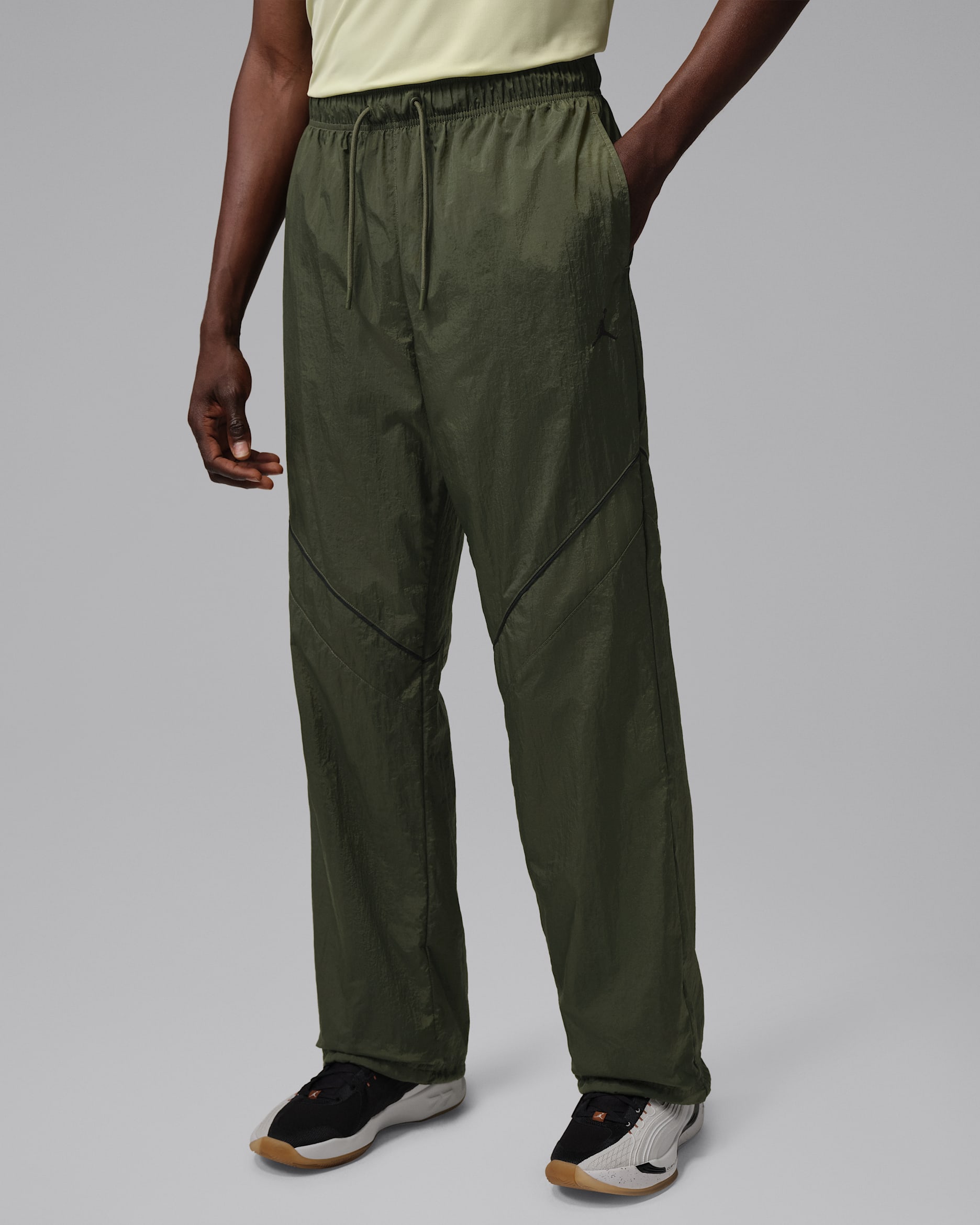 Jordan Brooklyn Men's Draft Trousers - Cargo Khaki/Black/Black