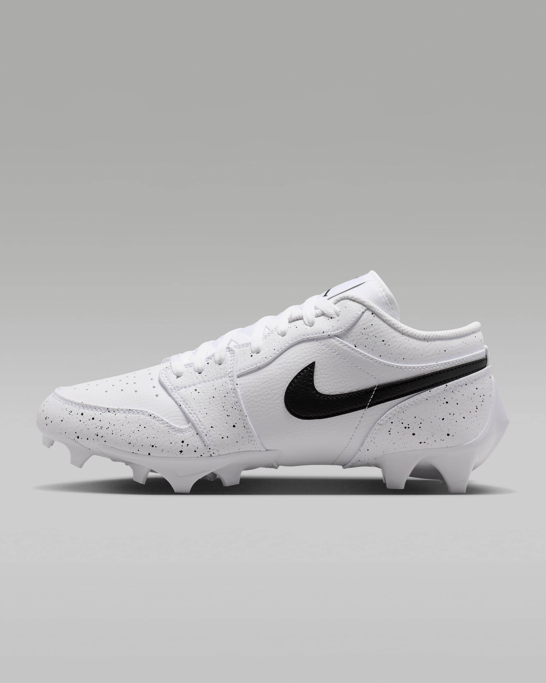 Jordan 1 Low TD Men's Football Cleat - White/Black