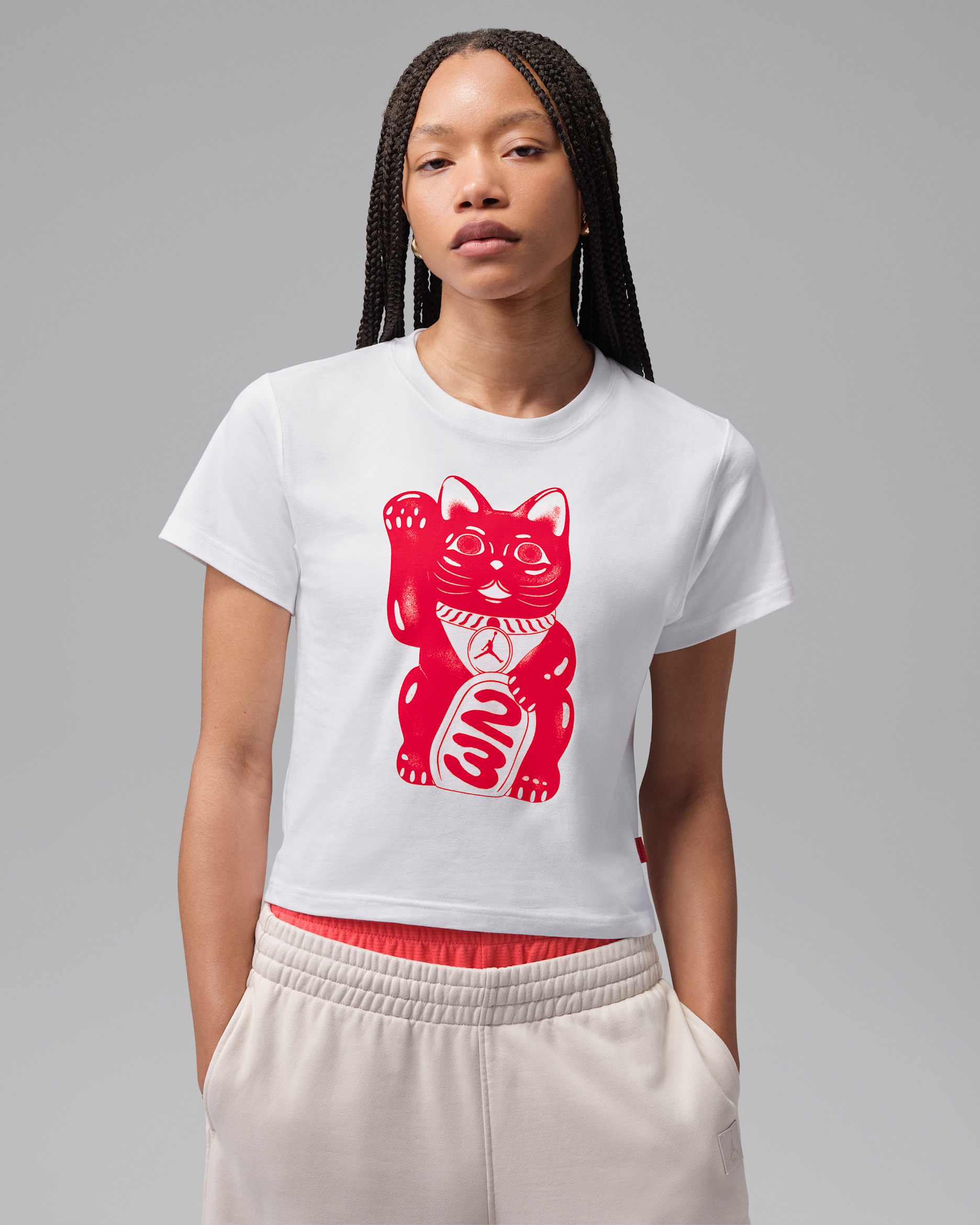 Playera con gráfico para mujer Jordan - Blanco