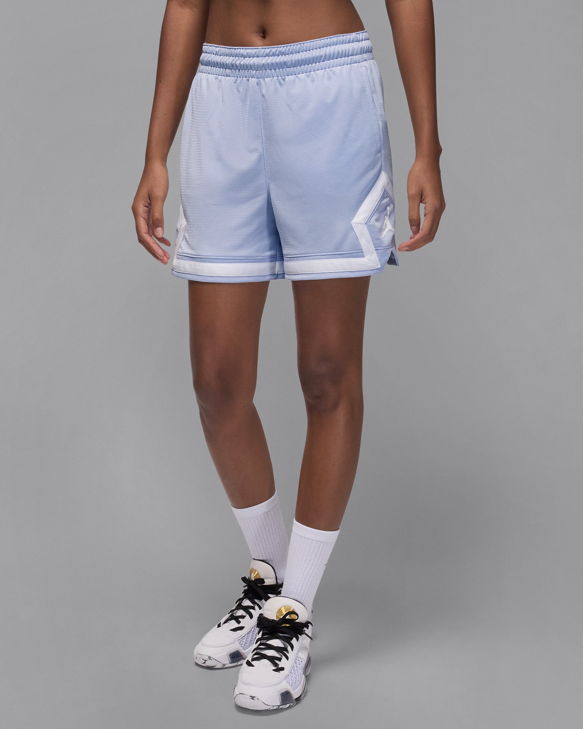 Jordan Sport Women's 10cm (approx.) Diamond Shorts - Ghost/Ghost/White/White