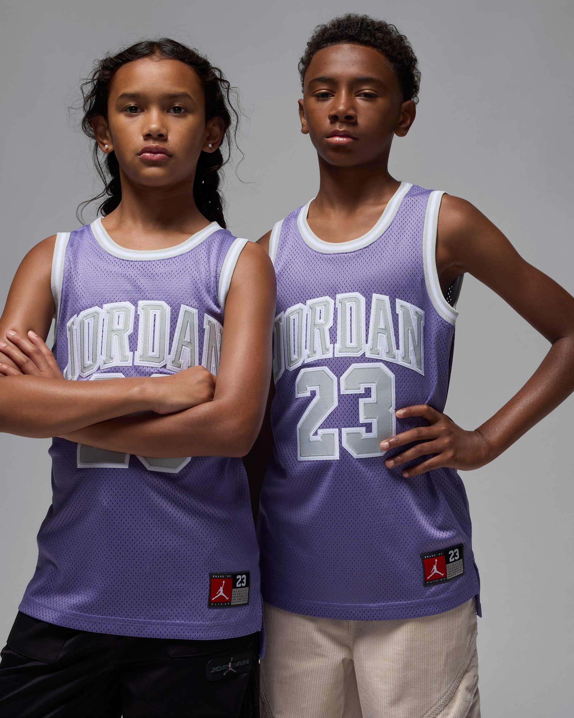 Jordan Big Kids' 23 Jersey - Dusty Amethyst