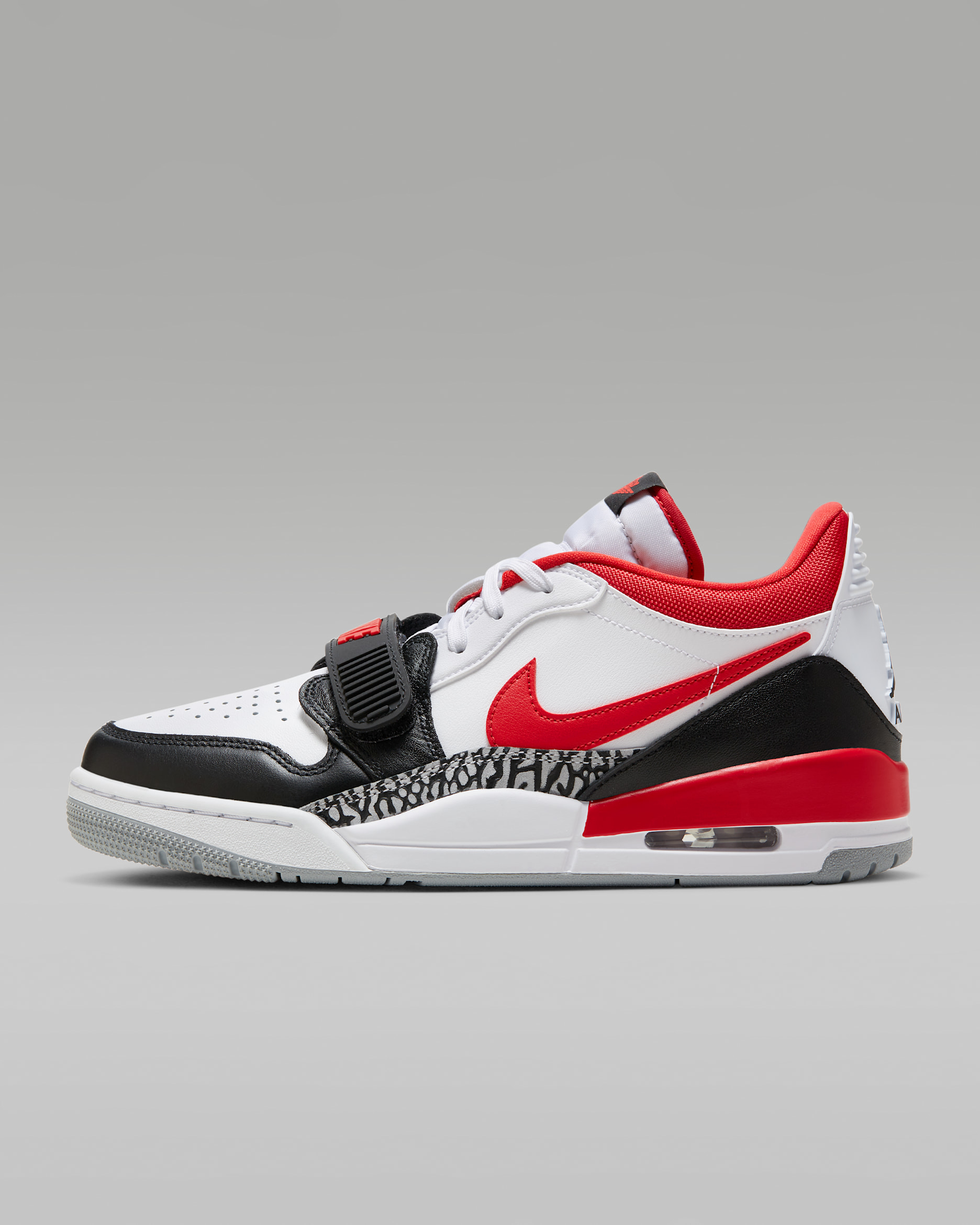 Air Jordan Legacy 312 Low herresko - Hvit/Svart/Wolf Grey/Fire Red