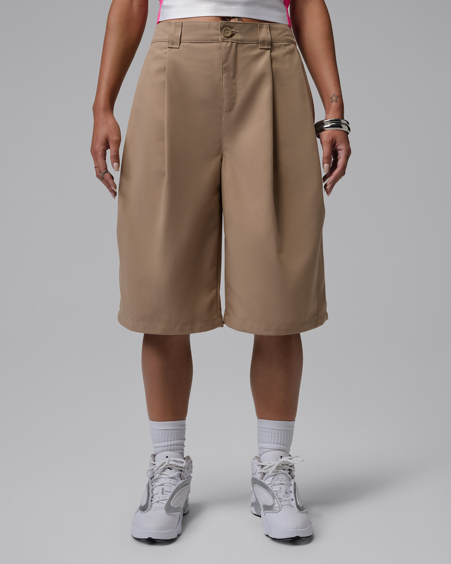 Jordan Flight Women's Big Chino Shorts - Khaki