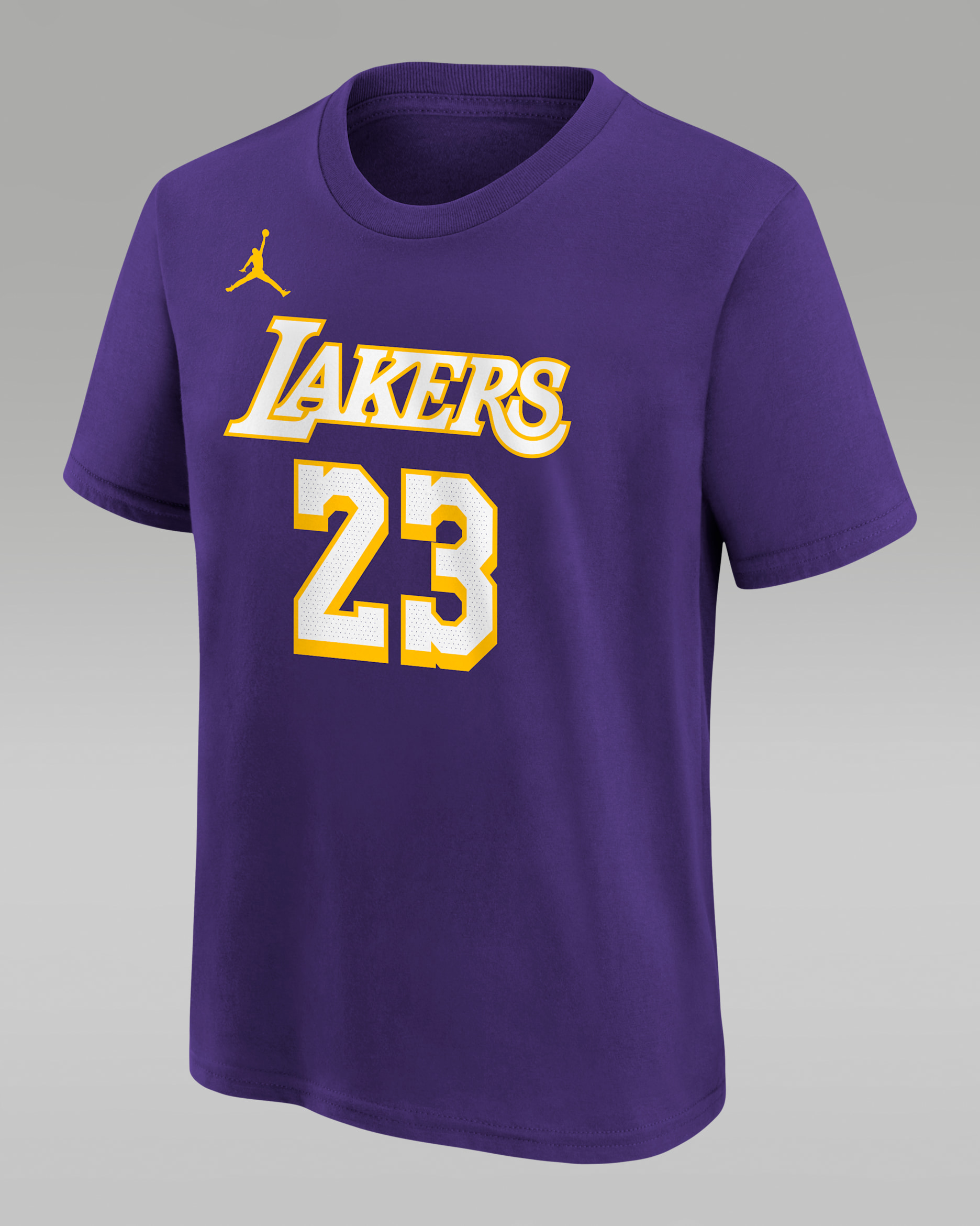 Lebron James Los Angeles Lakers Statement Edition Big Kids' NBA T-Shirt - Field Purple