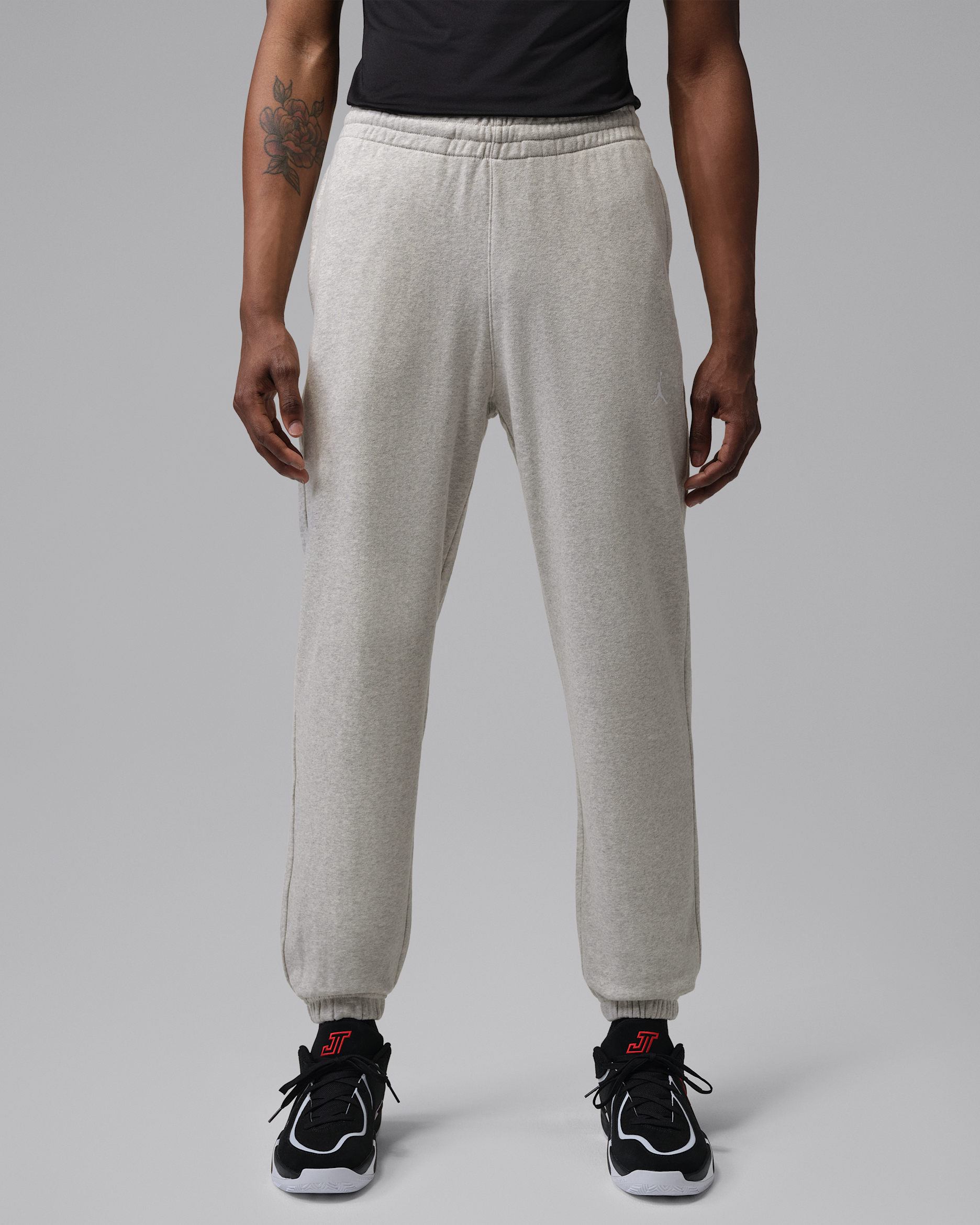 Jordan Sport Crossover Men's Dri-FIT Fleece Trousers - Grey Heather