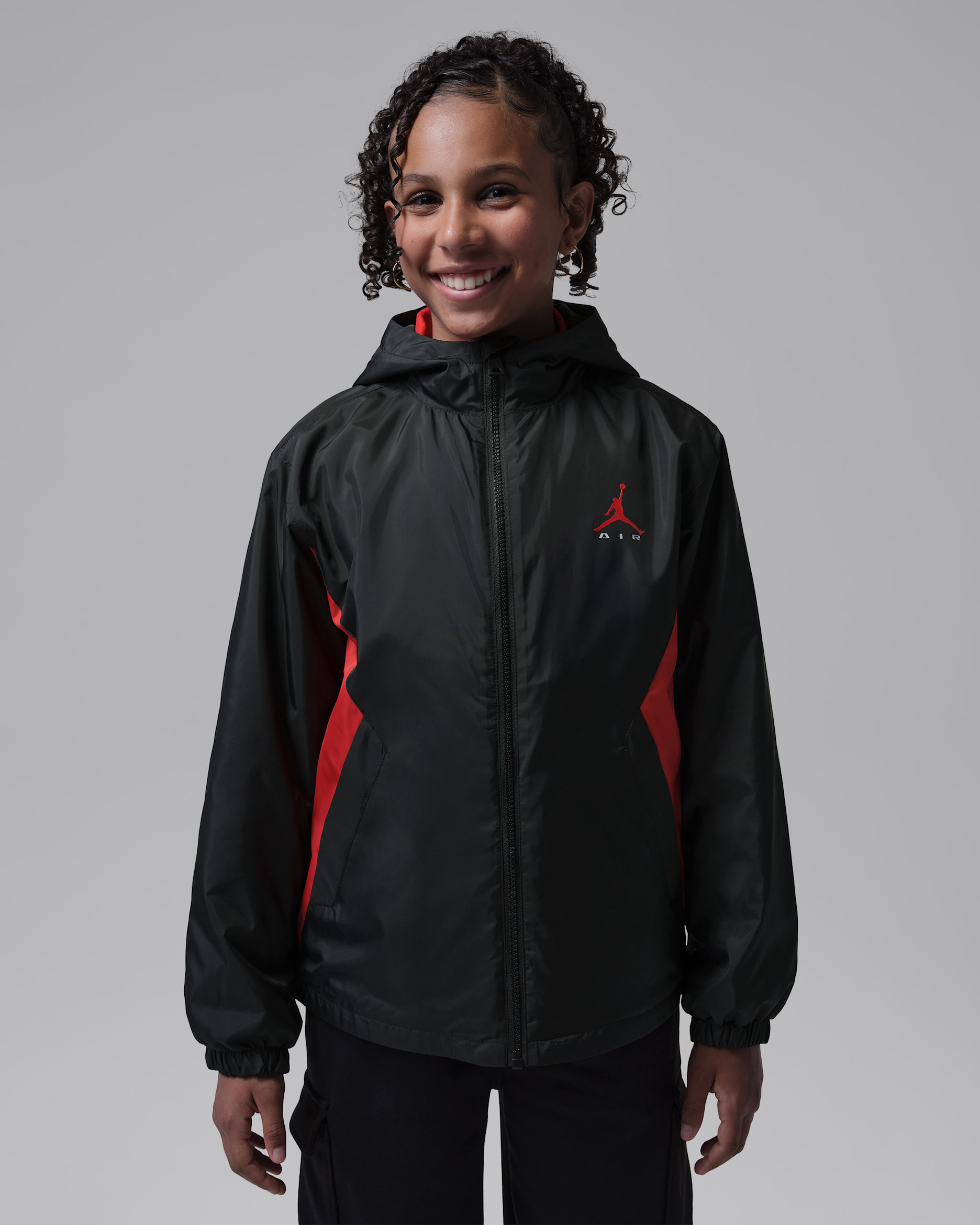 Chamarra 3 en 1 Systems para niños talla grande Jordan - Negro