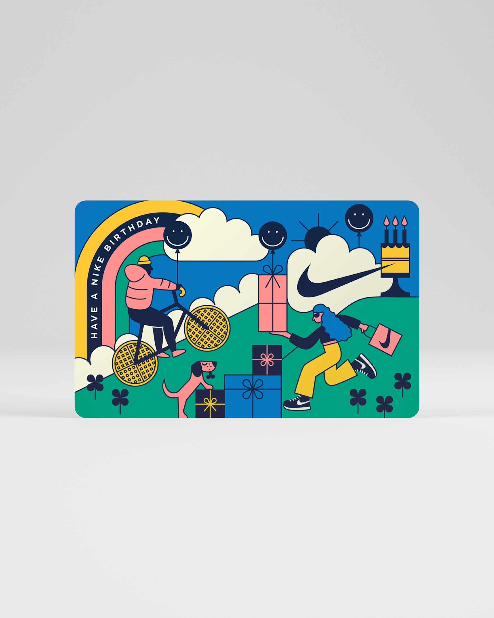 La tarjeta de regalo digital Nike llega por correo electrónico en aproximadamente dos horas o menos - Verde