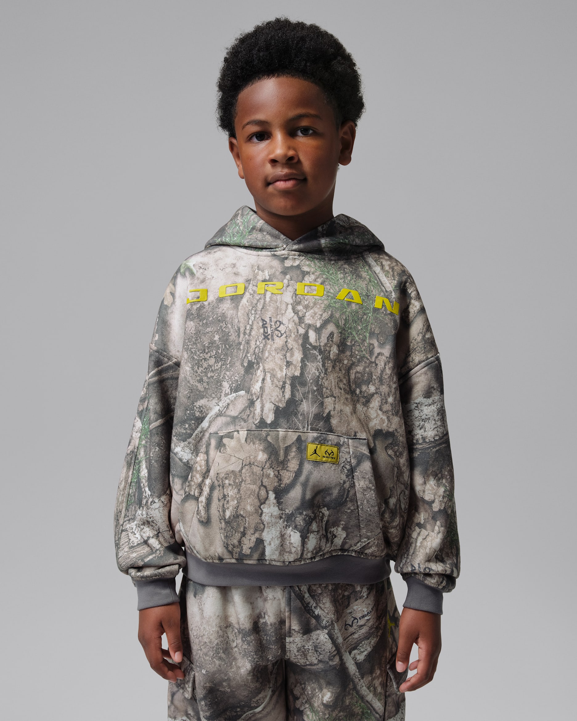 Jordan Brooklyn Realtree Fleece-Hoodie (ältere Kinder) - Swan