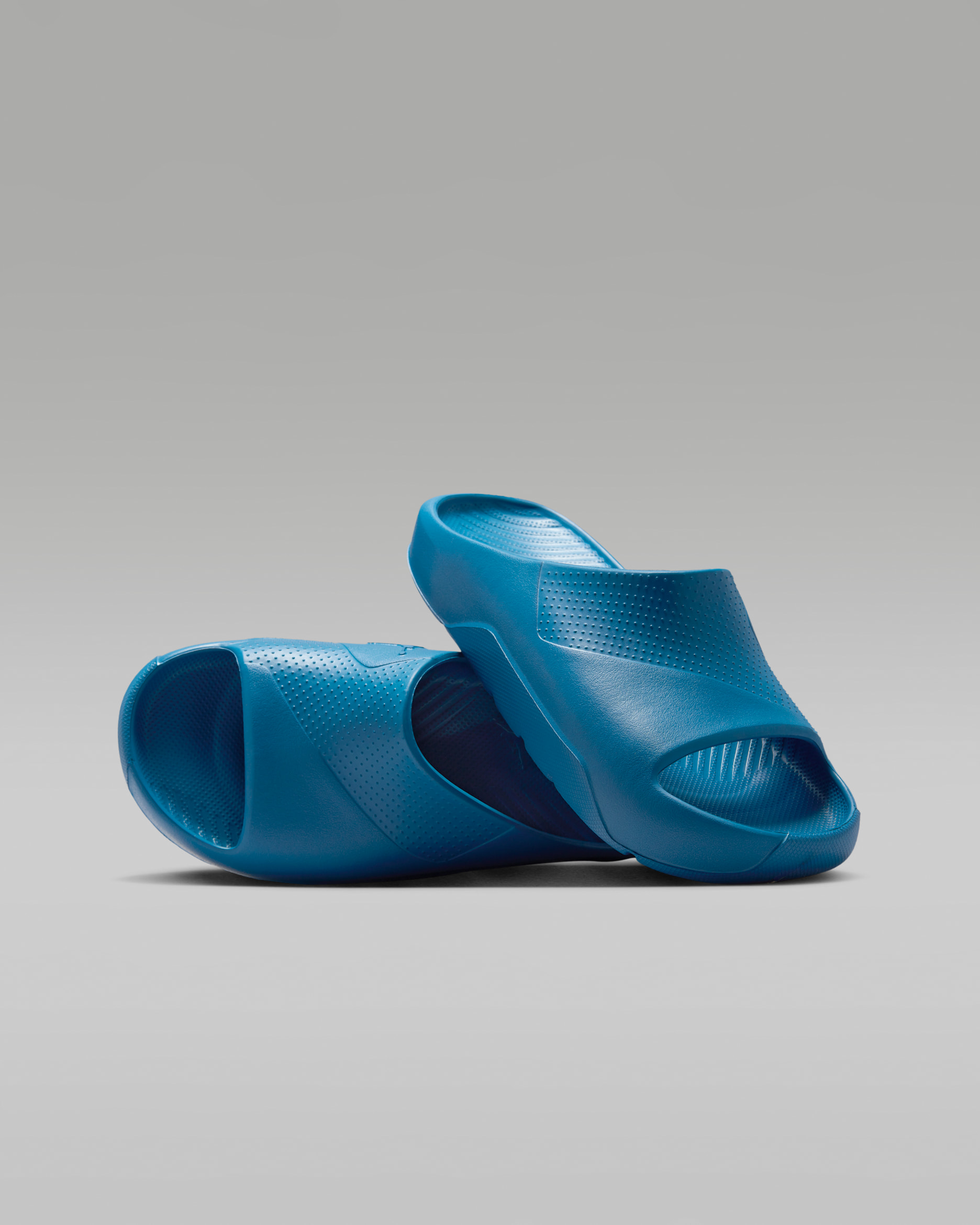 Jordan Post Older Kids' Slides - Industrial Blue/Industrial Blue