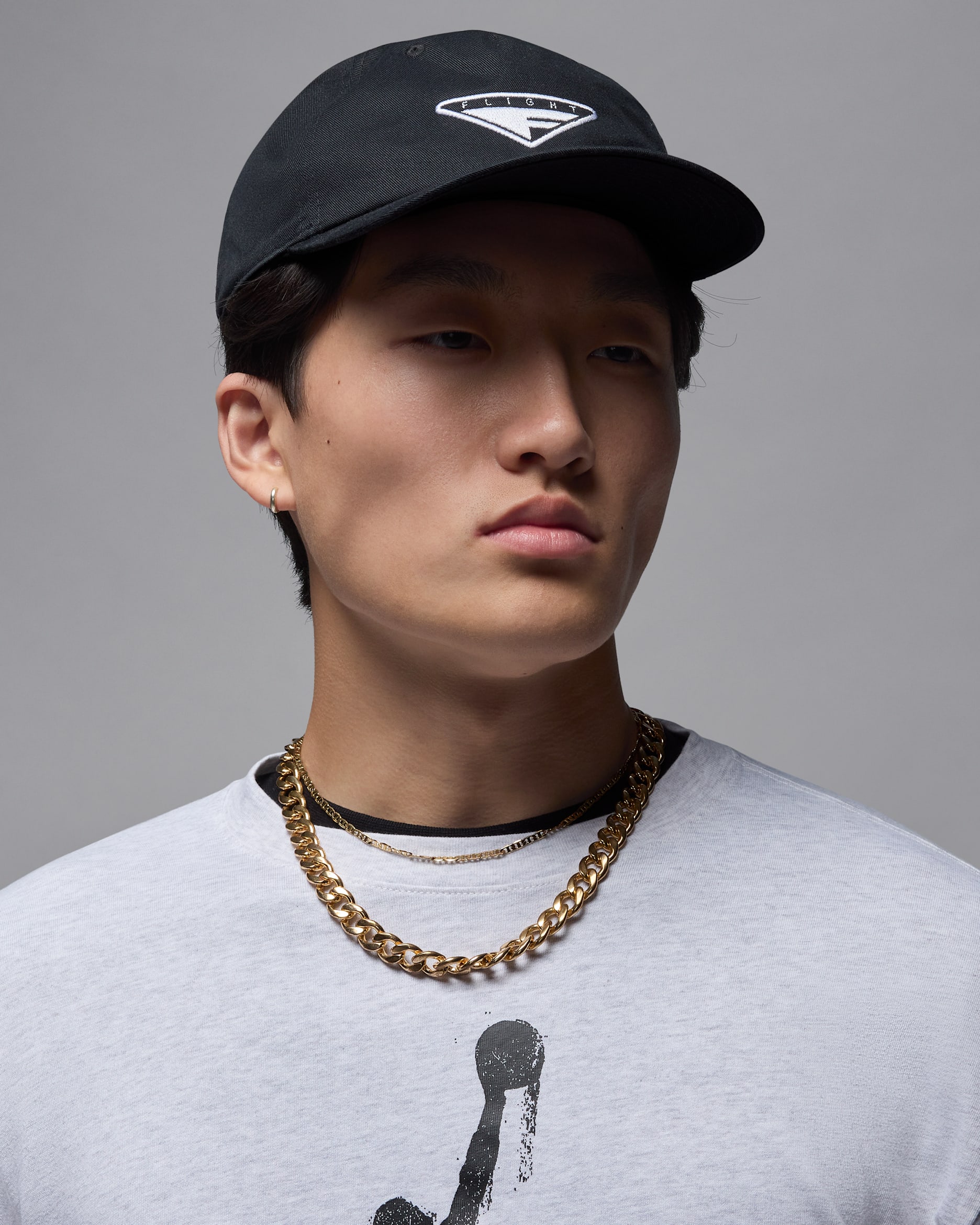 Jordan Flight Pro Adjustable Unstructured Hat - Black/Black