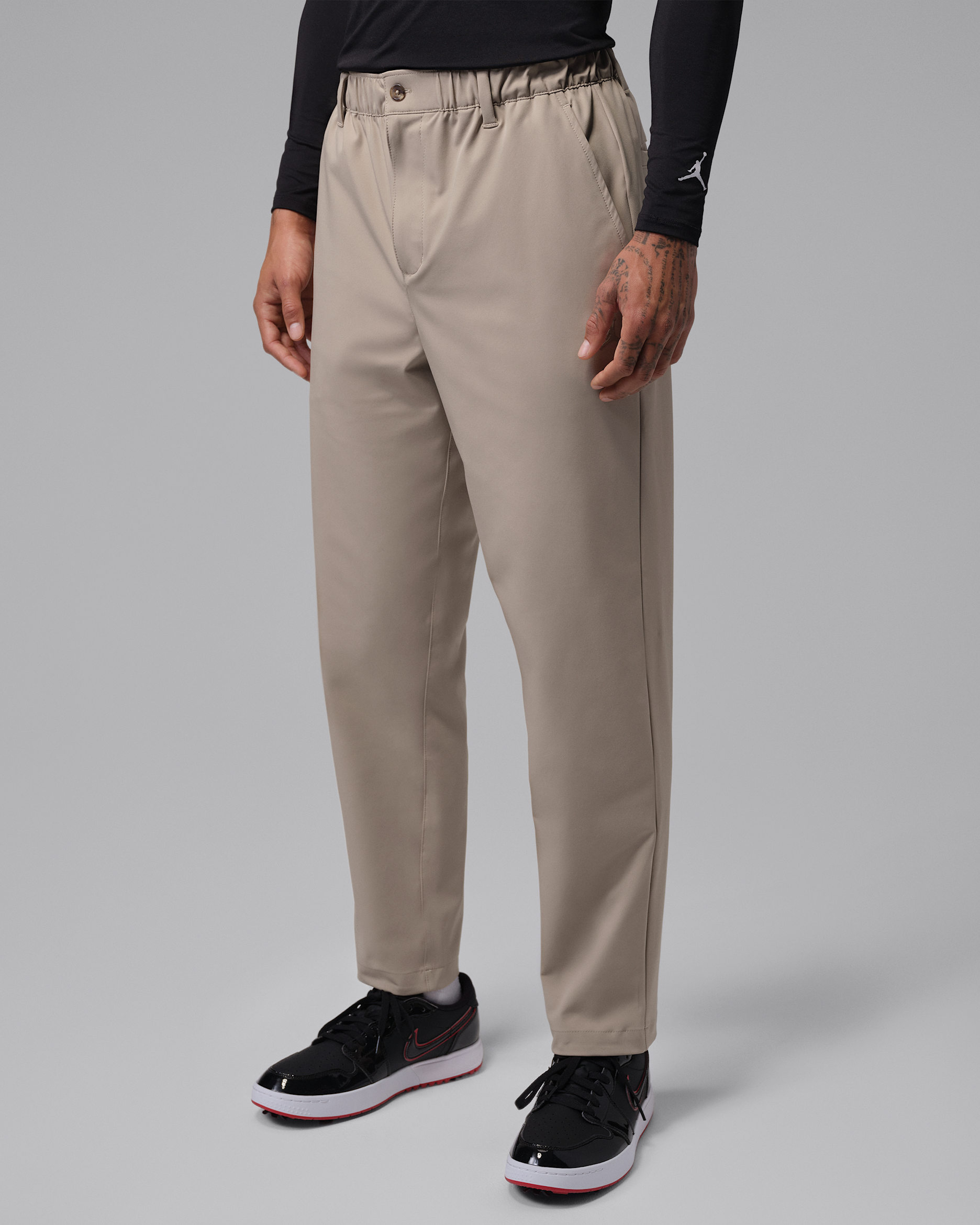 Jordan Sport 男款高爾夫長褲 - Khaki/Khaki