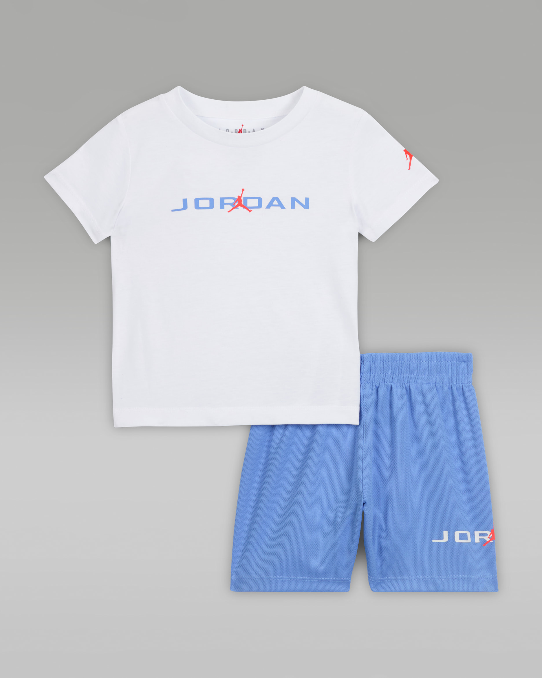 Jordan Baby (12-24M) Baseline 2-Piece Mesh Shorts Set - Royal Pulse