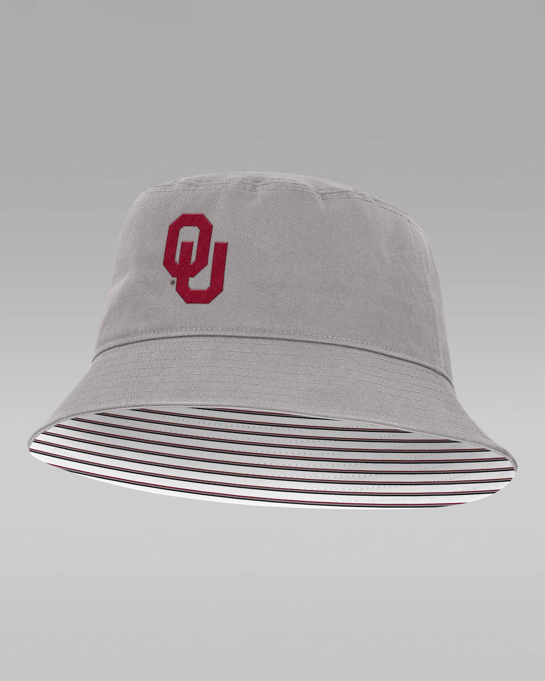 Oklahoma Primetime Apex Men's Jordan Brand College Bucket Hat - Grey