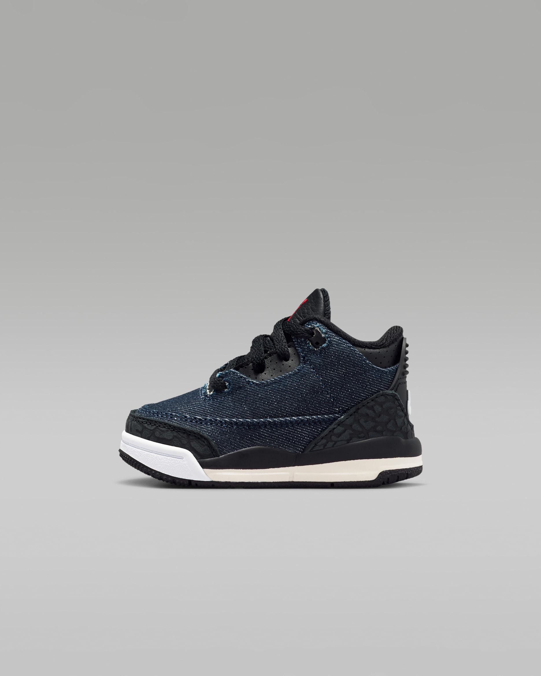 Air Jordan 3 x Levi's® "Indigo and Gym Red" Baby/Toddler Shoes - Denim/Sail/Black