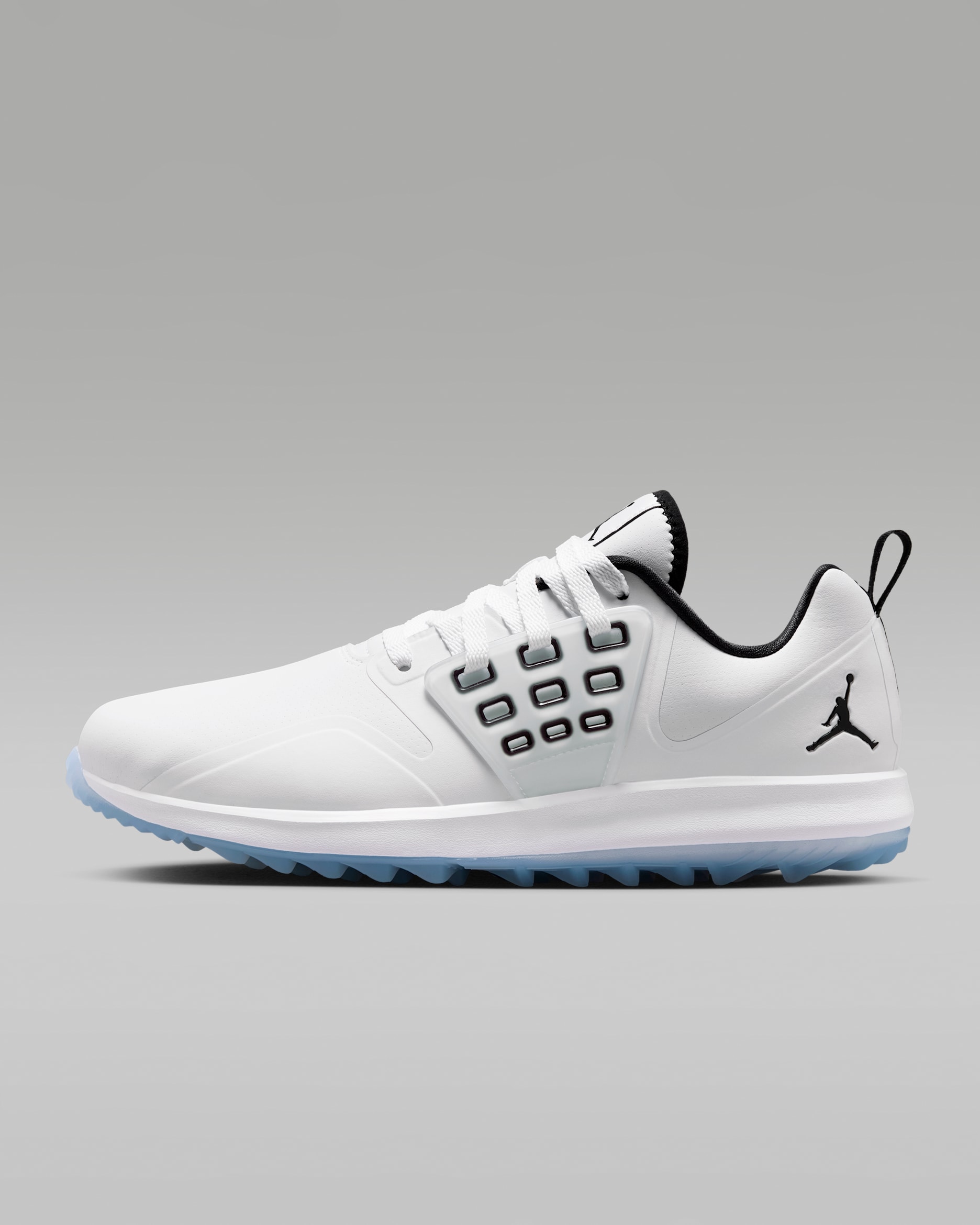 Jordan Grind Golf Shoes - White/White/Black