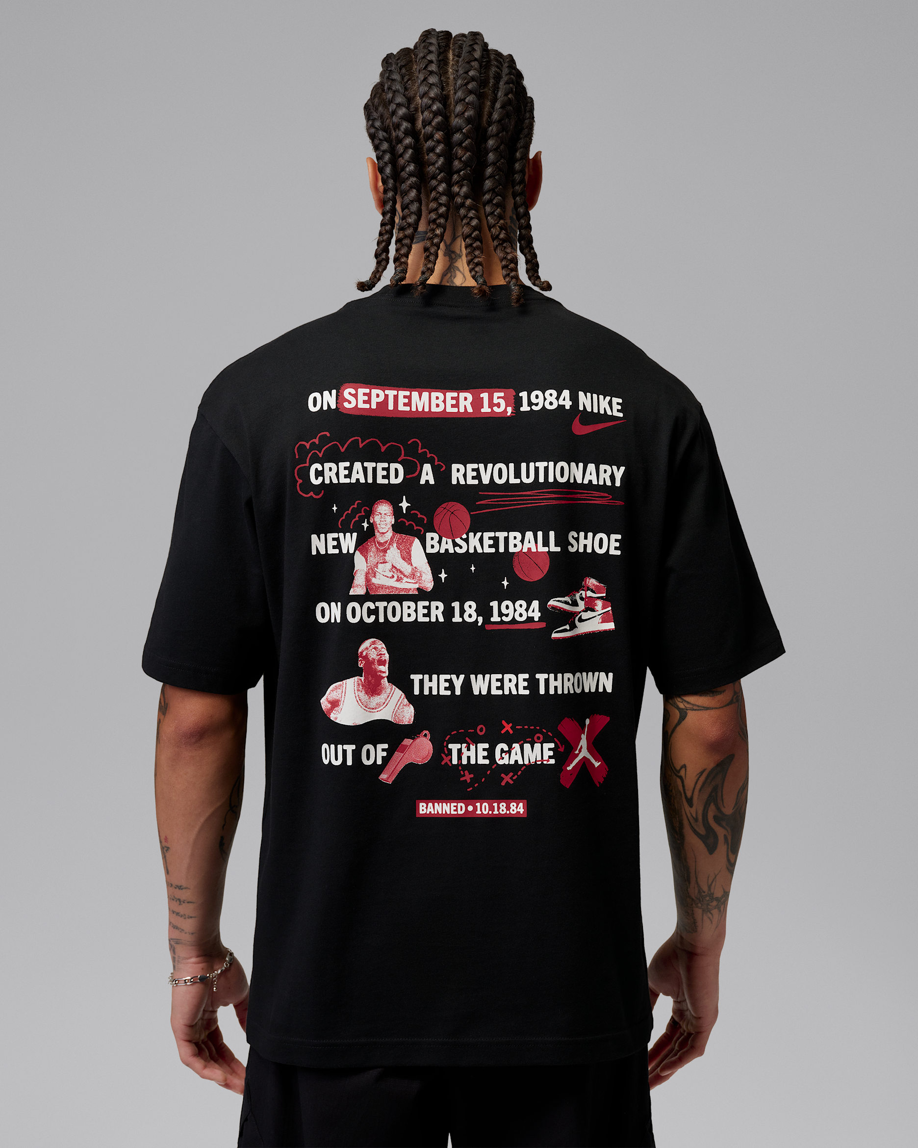 Jordan Brooklyn Men's T-Shirt - Black